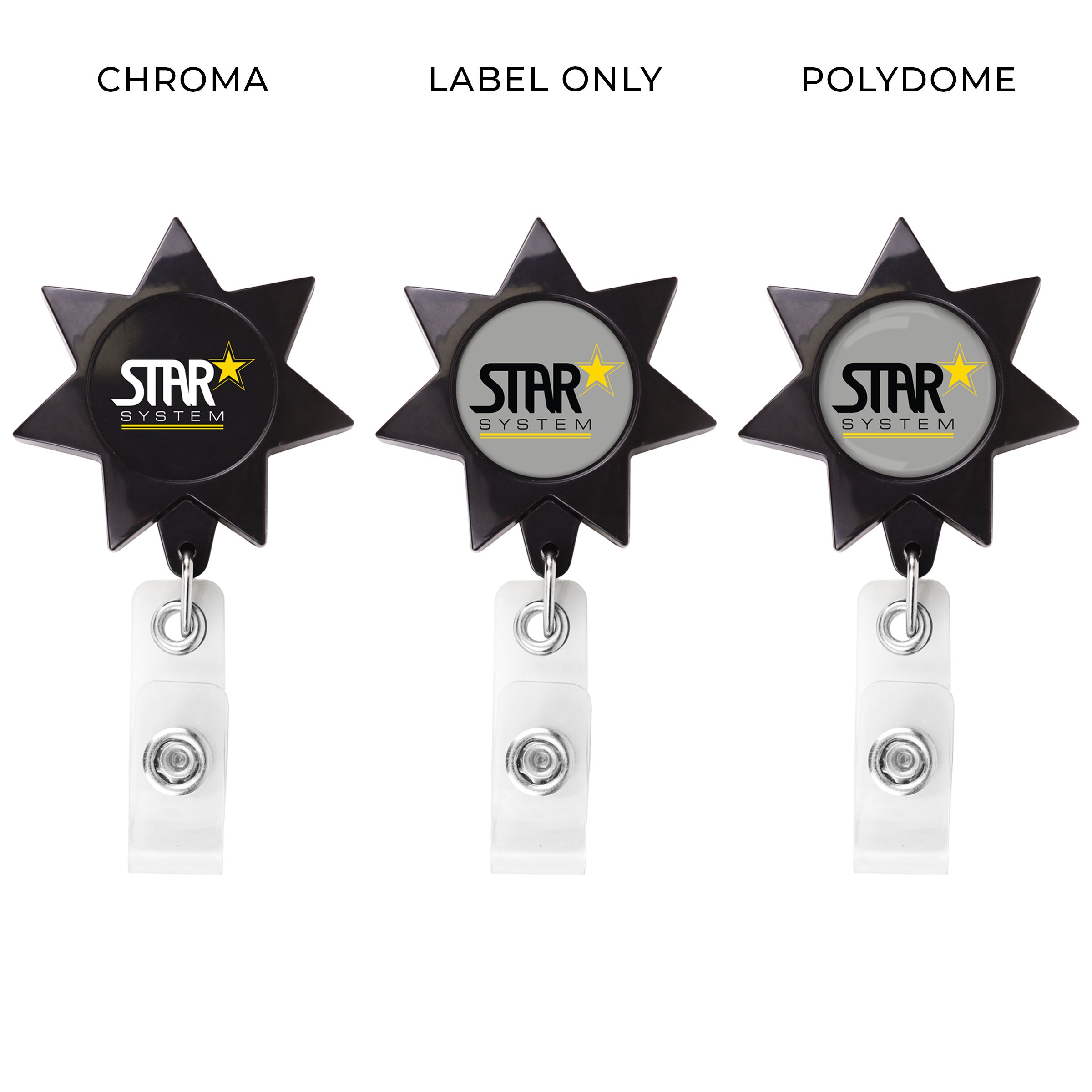 BH911 | 7-Point Star Badge Reel