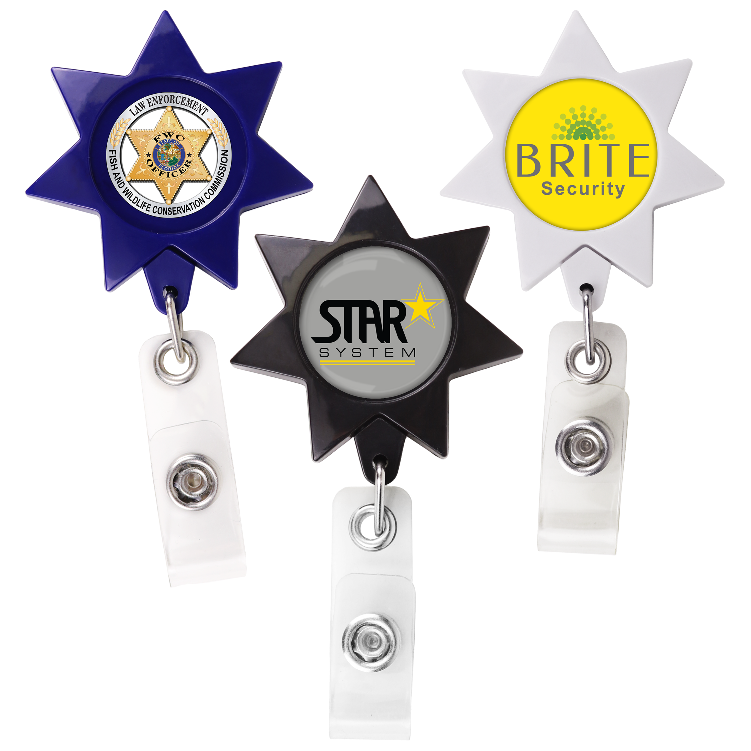 BH911 | 7-Point Star Badge Reel