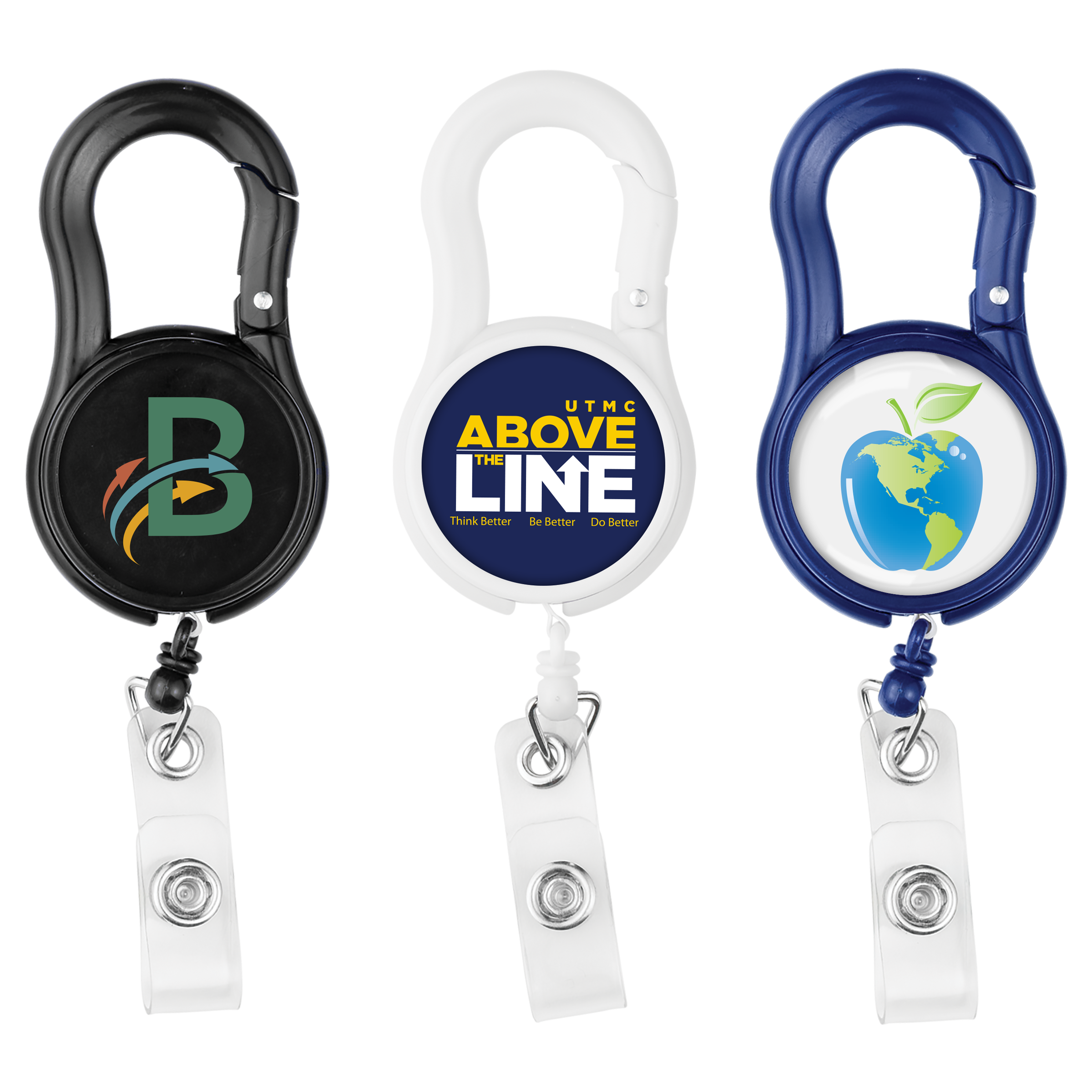 BH95 | Carabiner Tape Measure Badge Reel