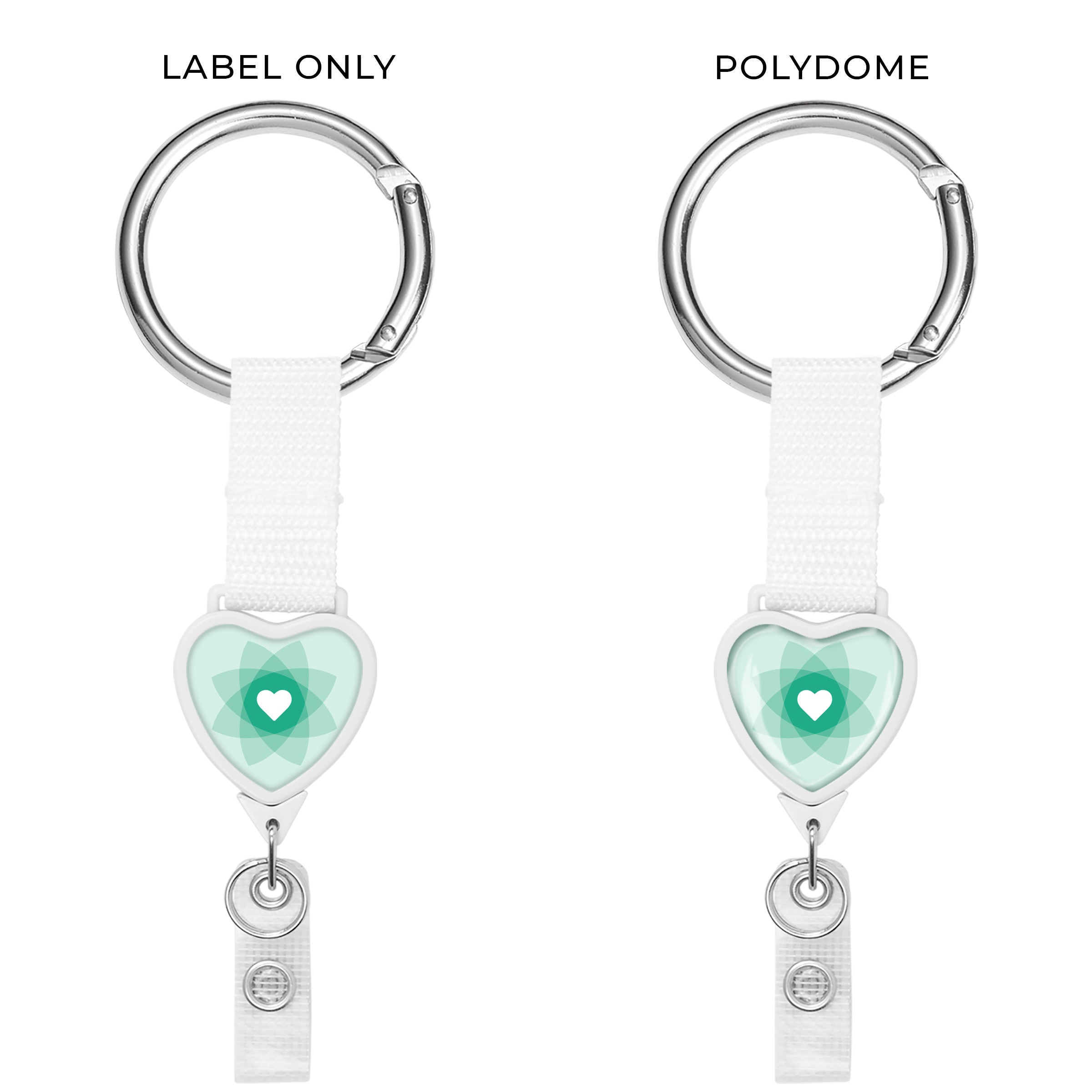 BH999 | Heart Carabiner Strap 2 Reel