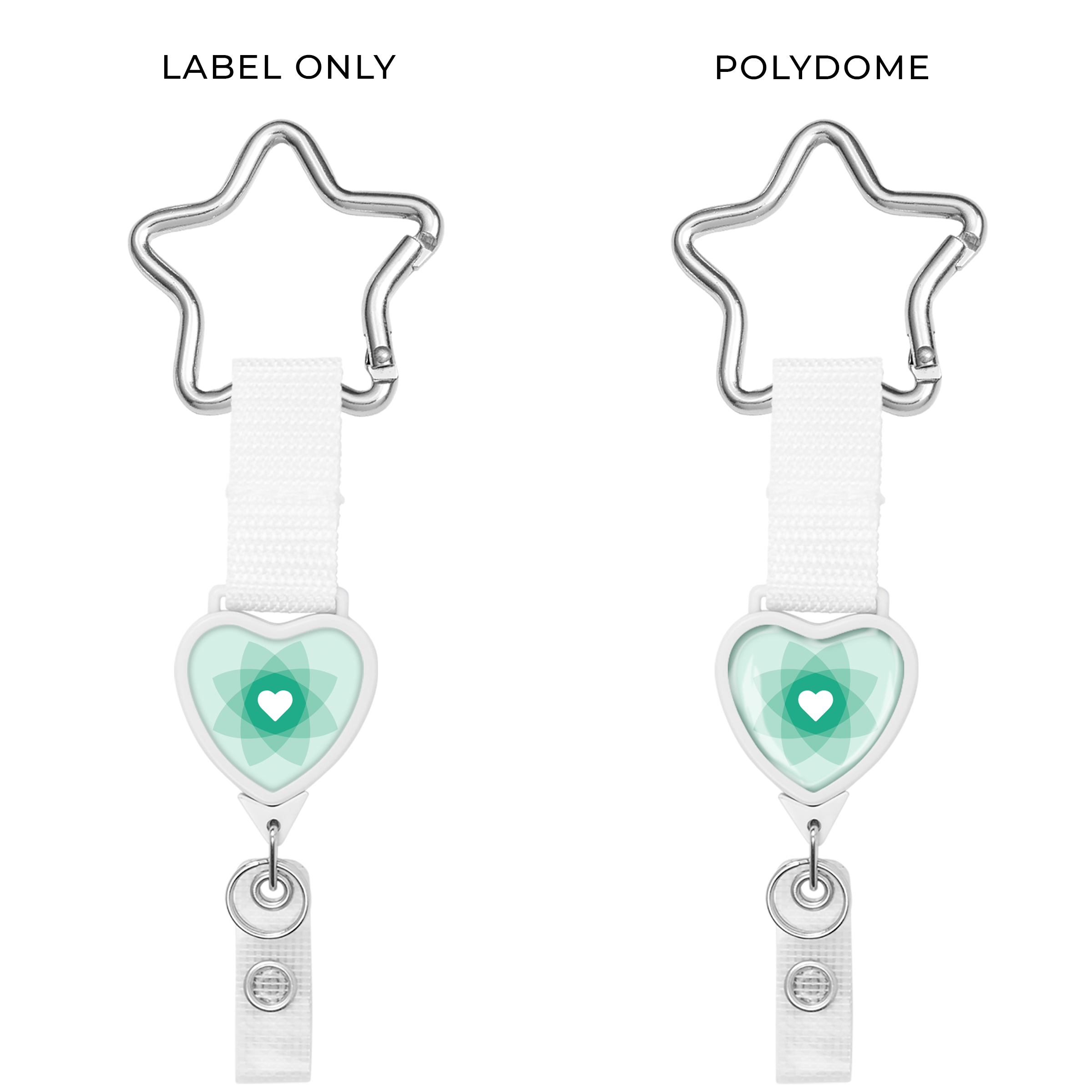 BH999 | Heart Carabiner Strap 2 Reel