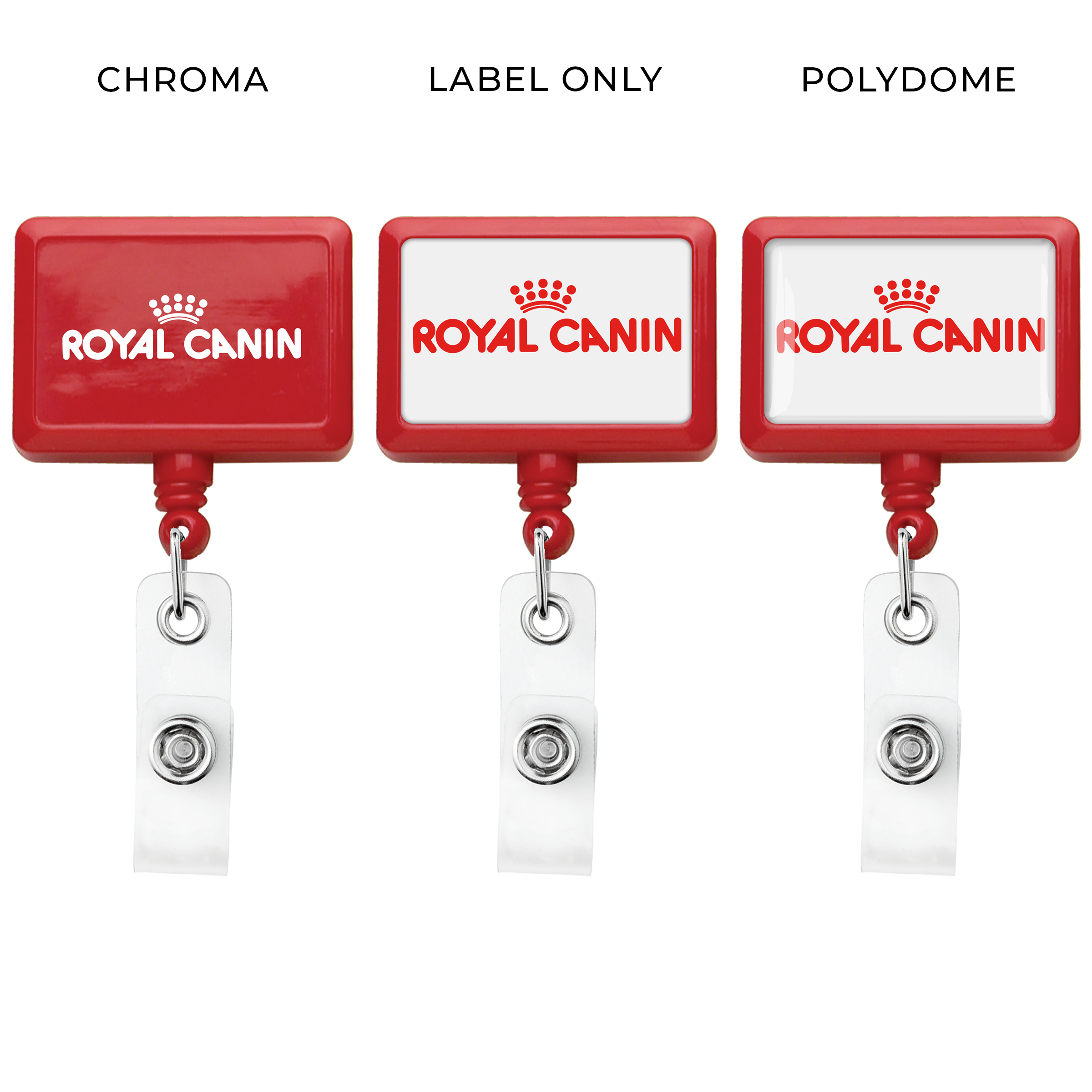 BH9 | Belt Clip Rectangle Badge Reel