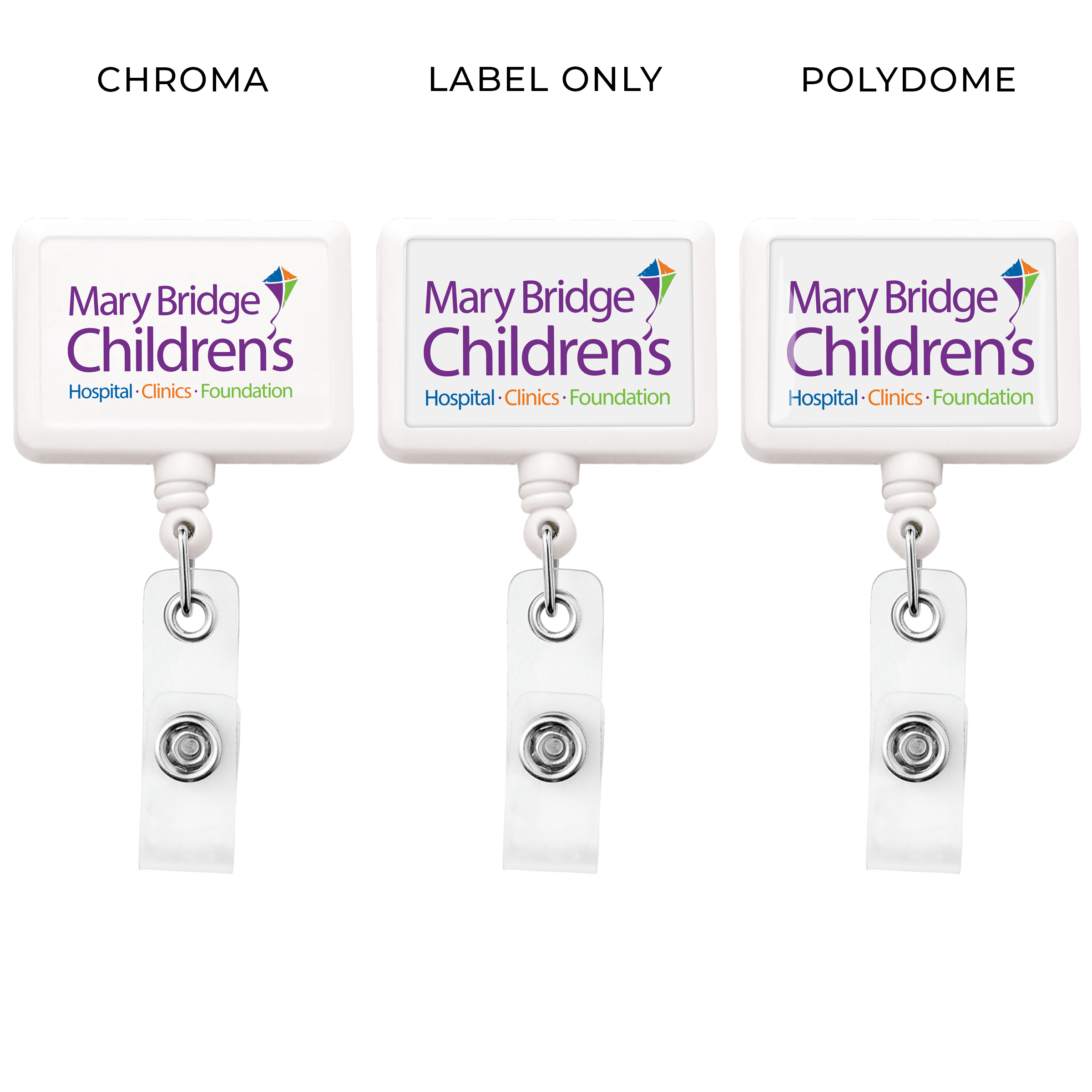 BH9 | Belt Clip Rectangle Badge Reel