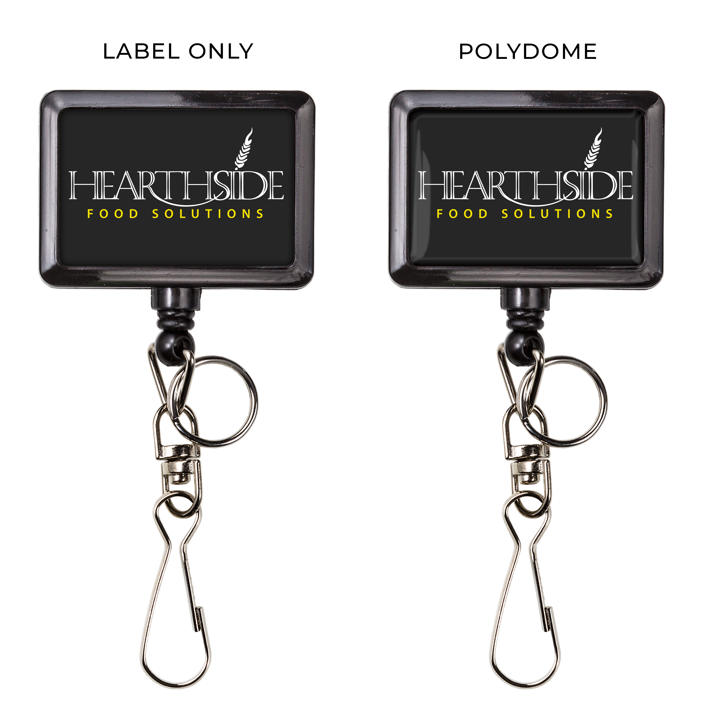 BHBA18 | JUMBO Bamboo Rectangle Badge Reel