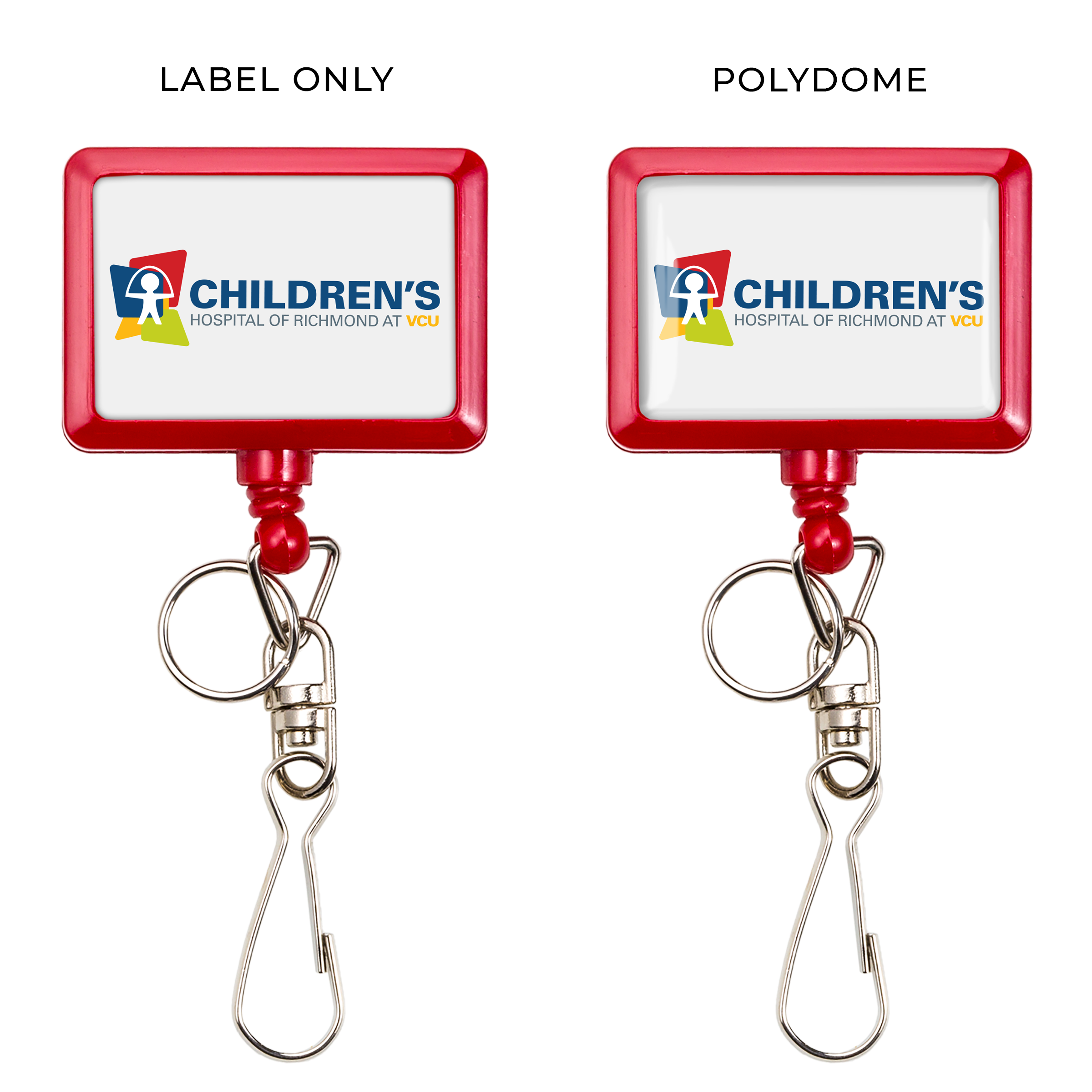 BHBA18 | JUMBO Bamboo Rectangle Badge Reel