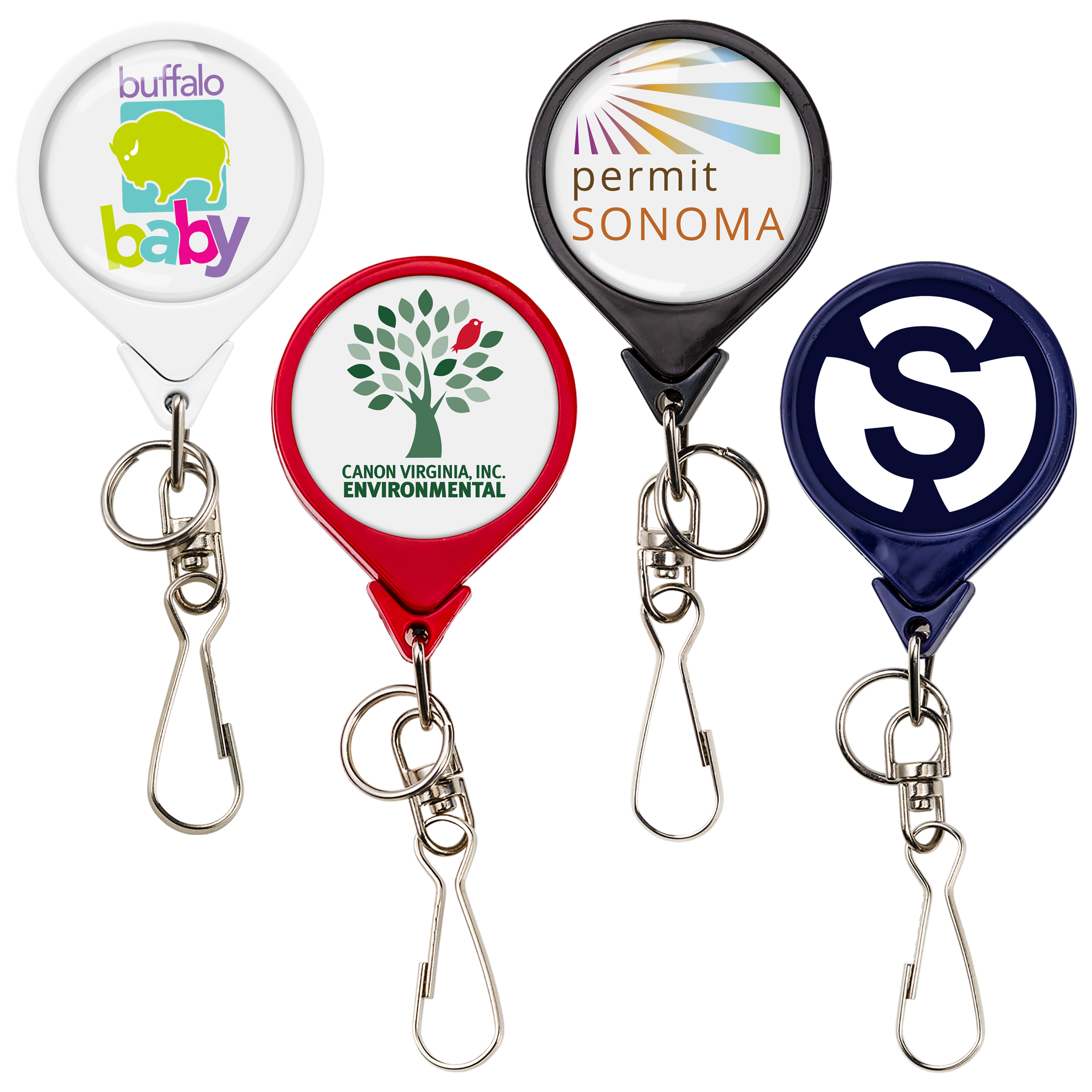 BHBA44 | JUMBO Bamboo Round Badge Reel
