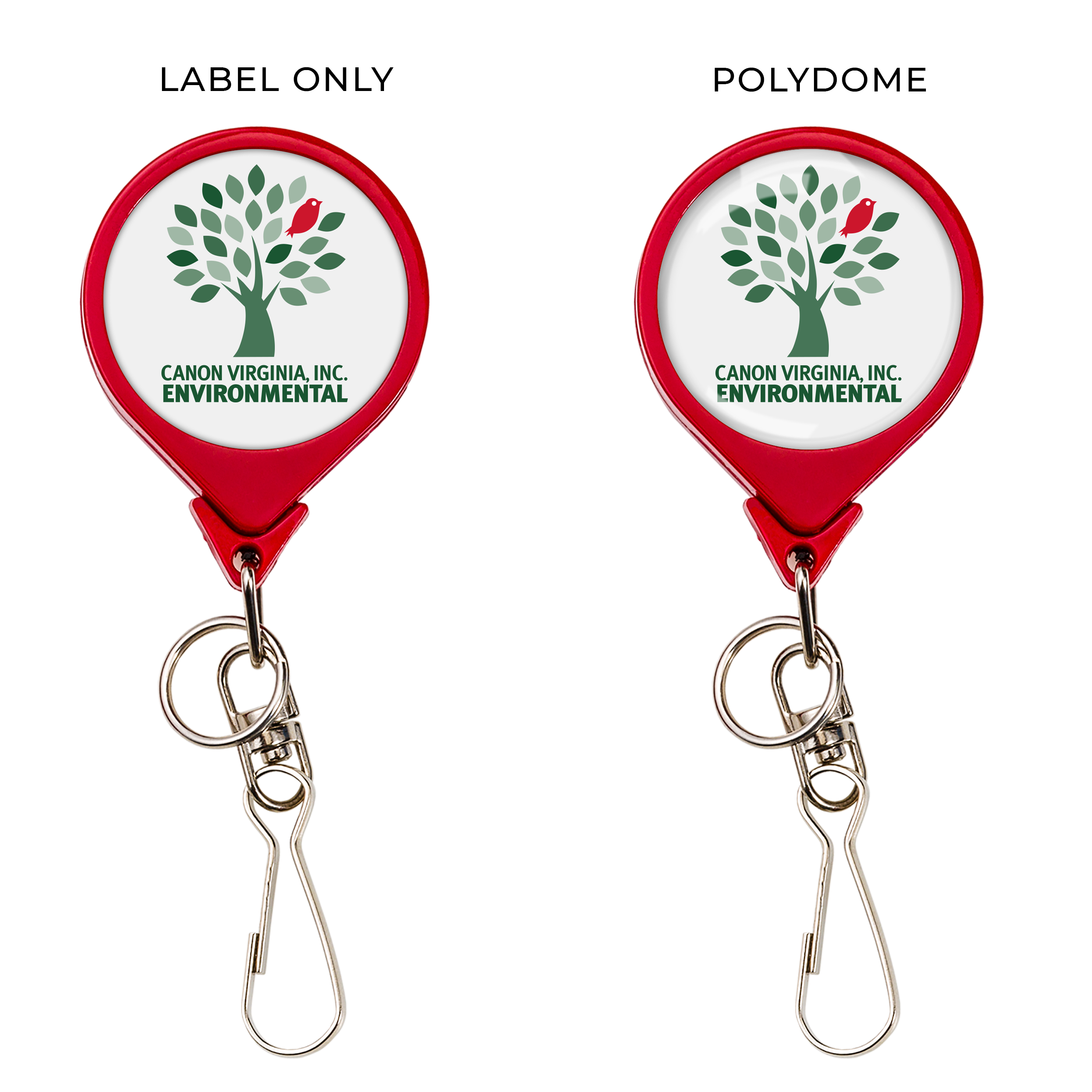 BHBA44 | JUMBO Bamboo Round Badge Reel