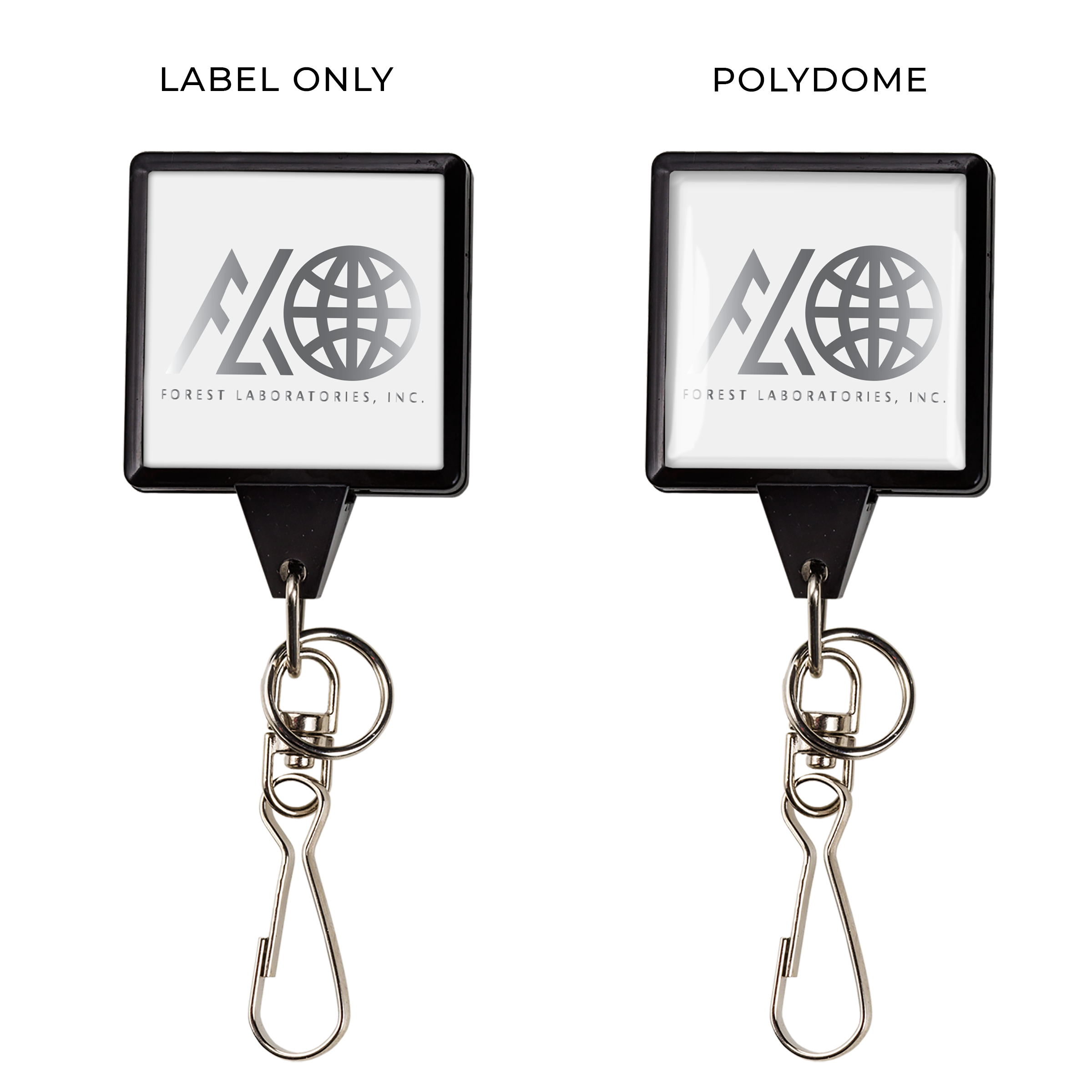 BHBA55 | JUMBO Bamboo Square Badge Reel