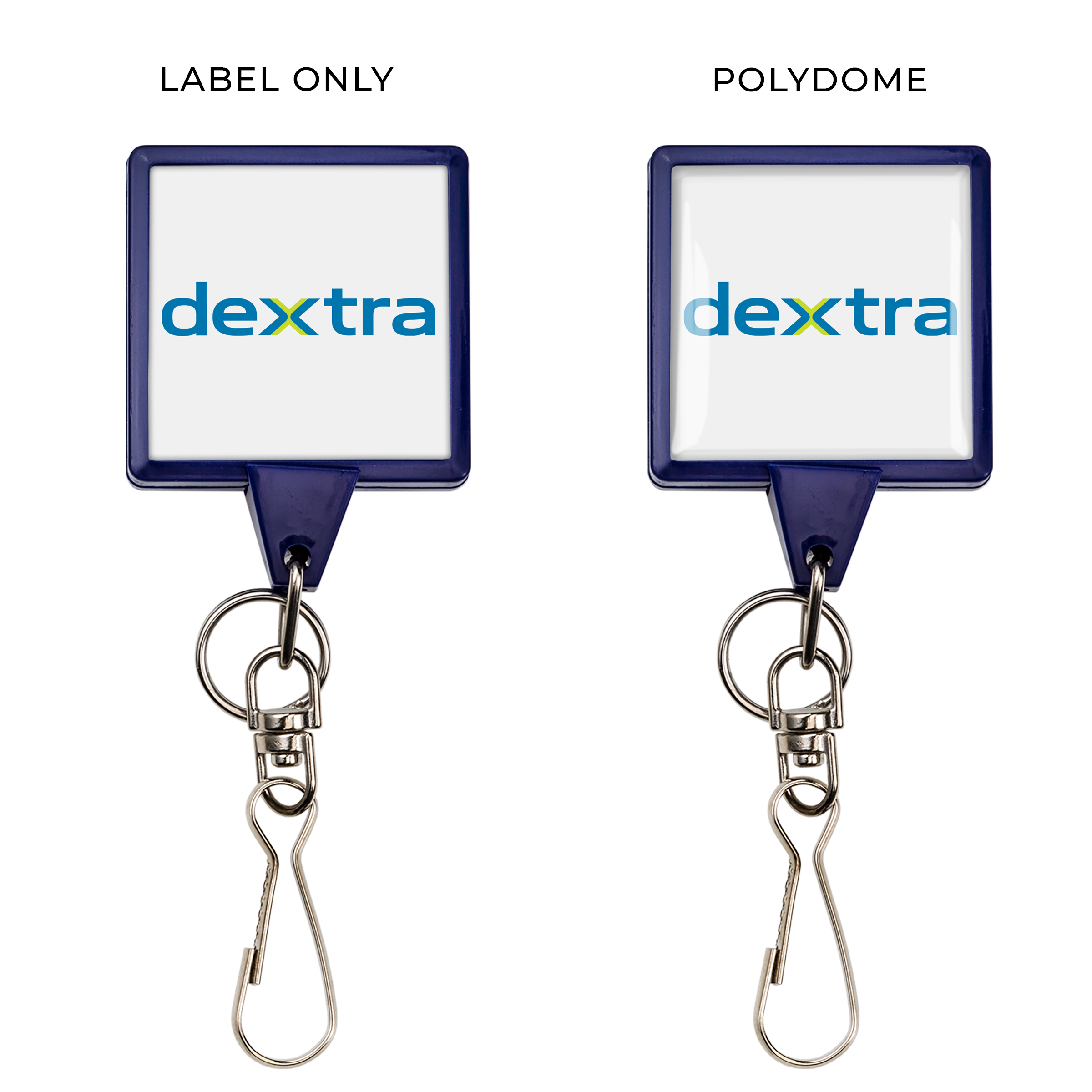 BHBA55 | JUMBO Bamboo Square Badge Reel