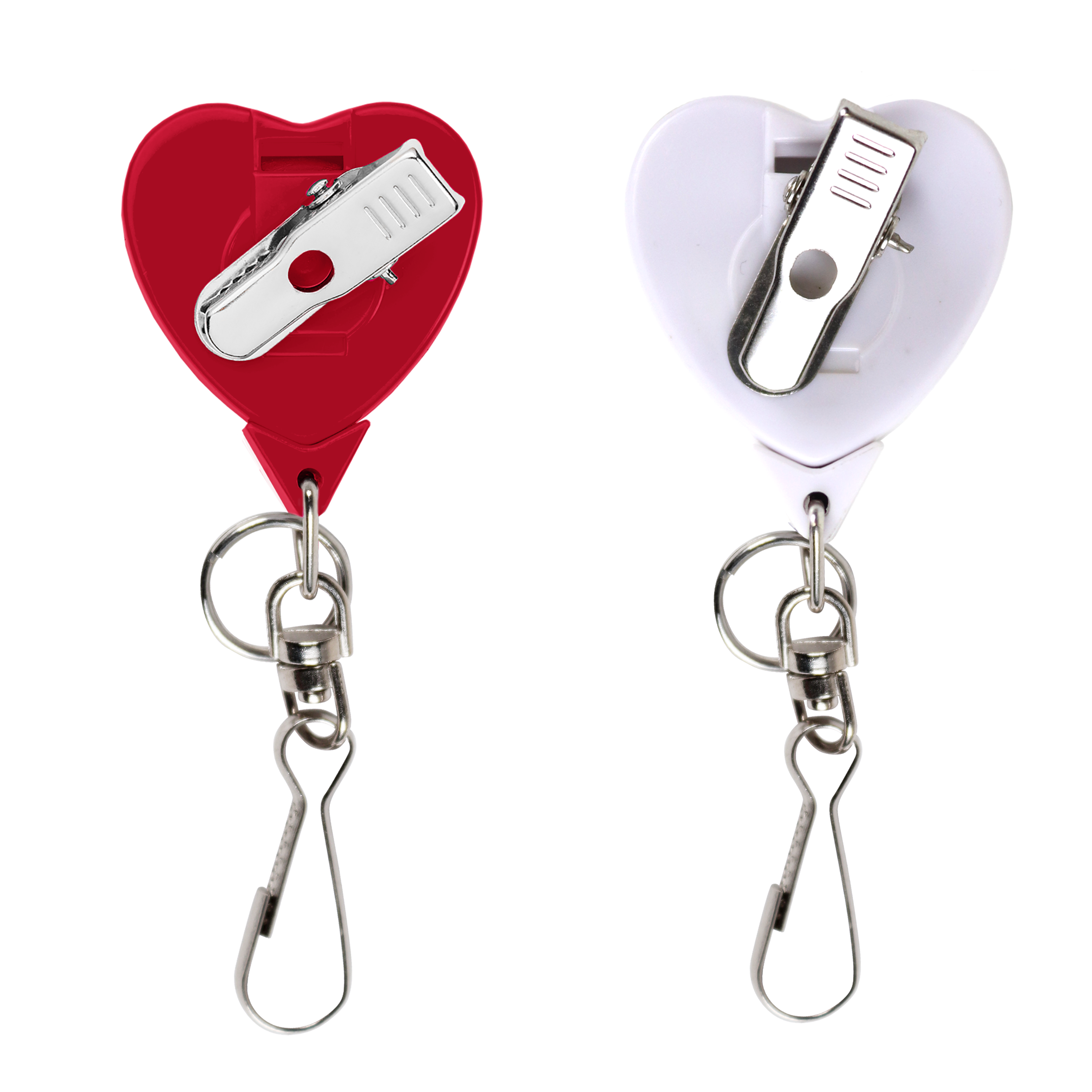 BHBA85 | JUMBO Bamboo Heart Badge Reel