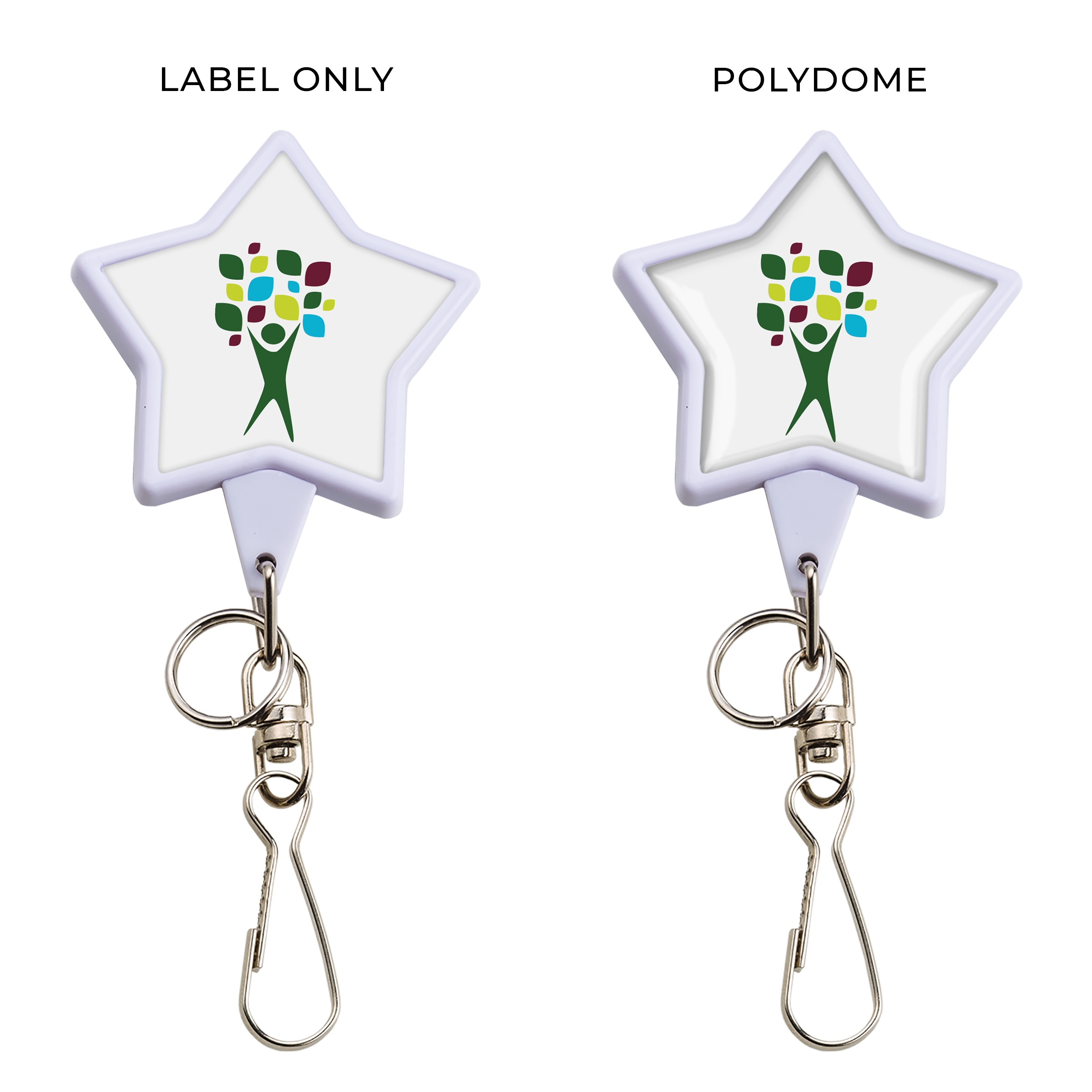 BHBA86 | JUMBO Bamboo Star Badge Reel