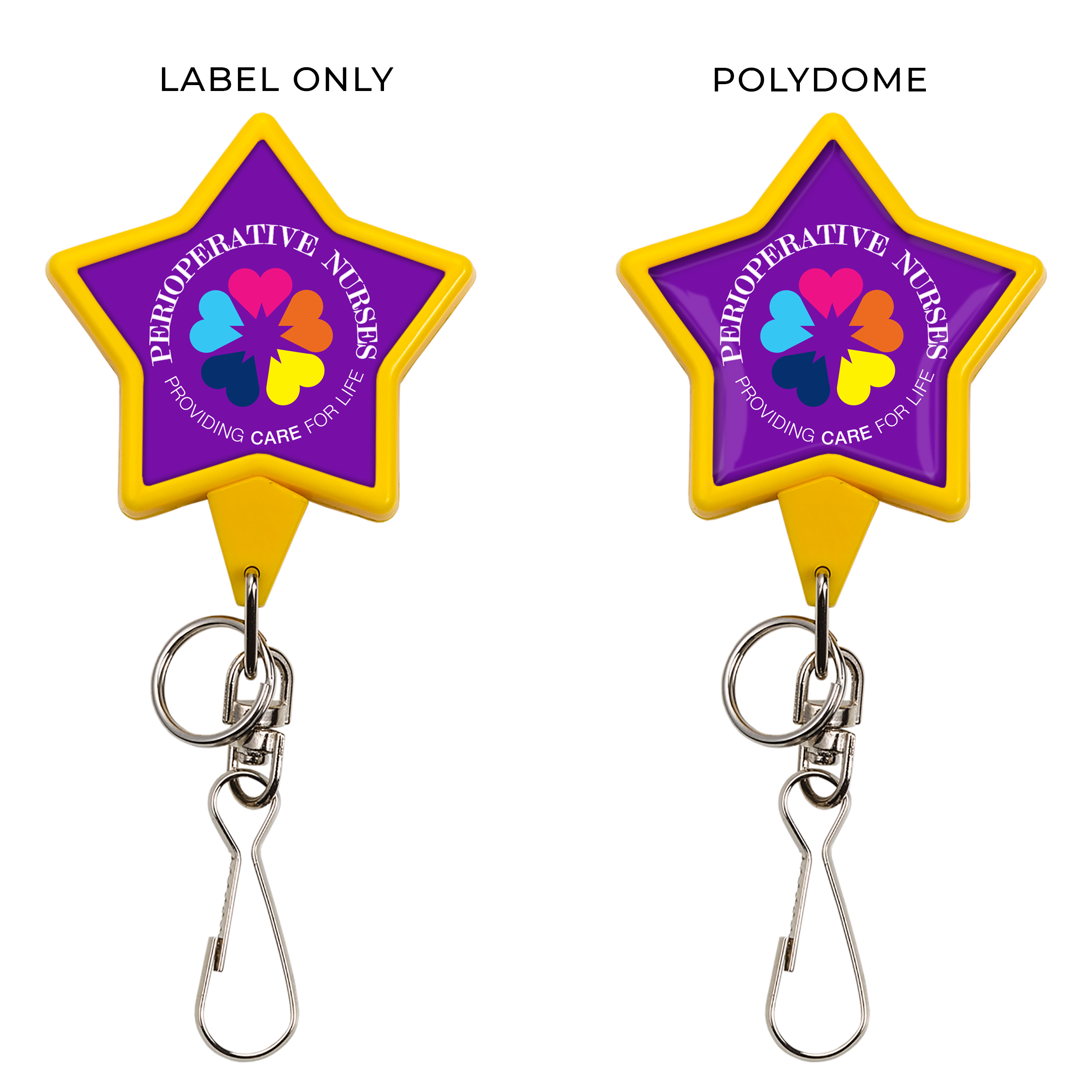 BHBA86 | JUMBO Bamboo Star Badge Reel