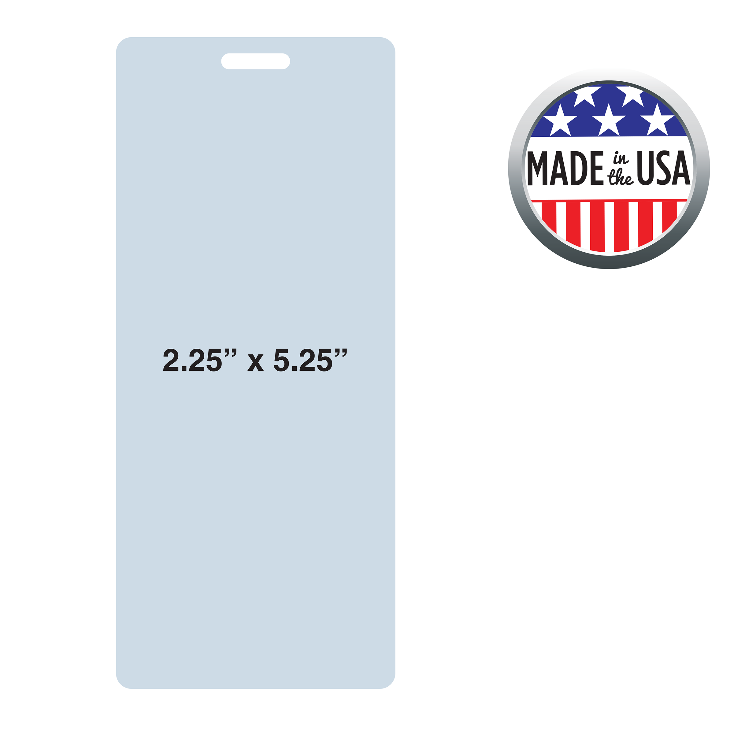 BHCD6 | 2.25"W x 5.25"H Custom Card