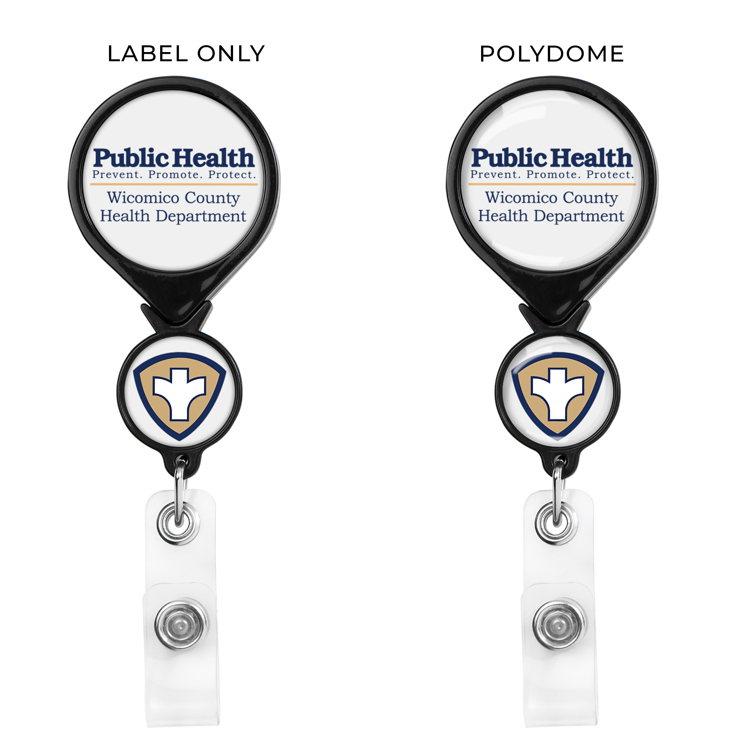 BHD44 | Double Up Round Badge Reel