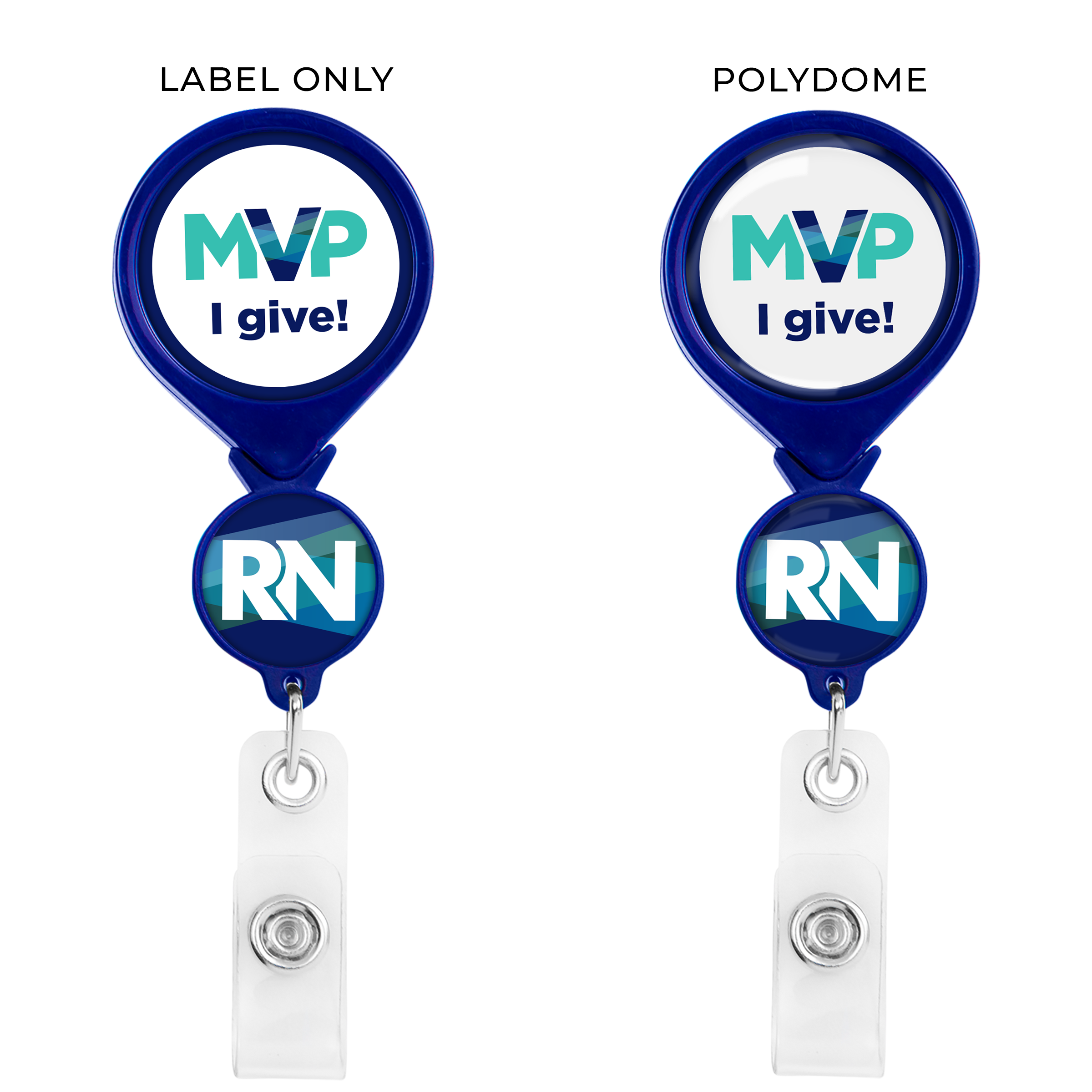 BHD44 | Double Up Round Badge Reel