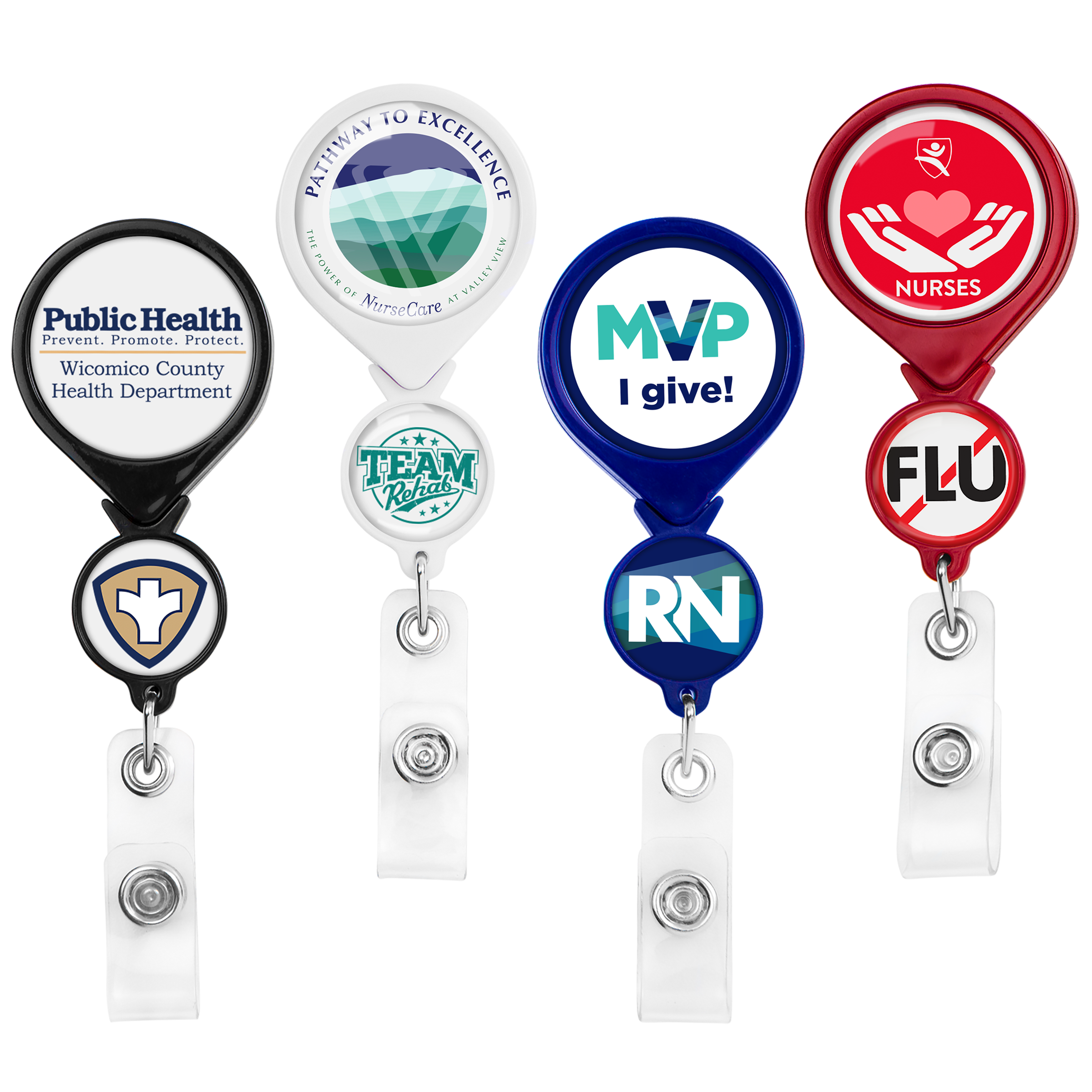 BHD44 | Double Up Round Badge Reel