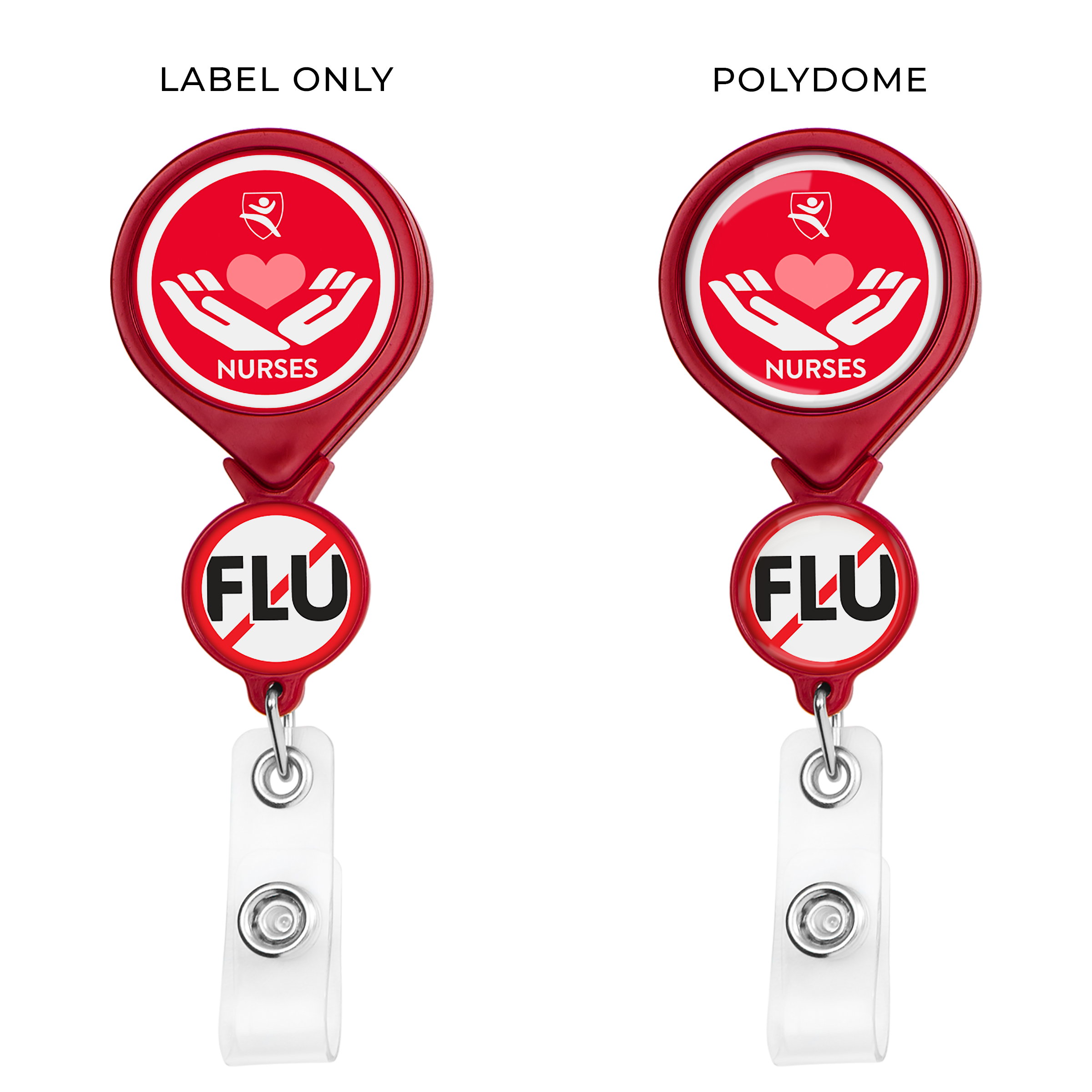 BHD44 | Double Up Round Badge Reel