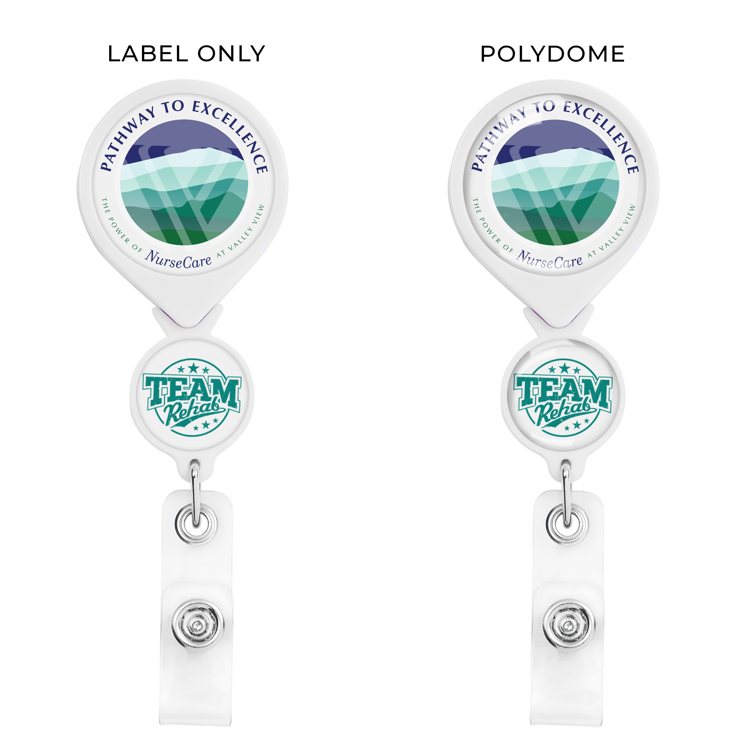 BHD44 | Double Up Round Badge Reel