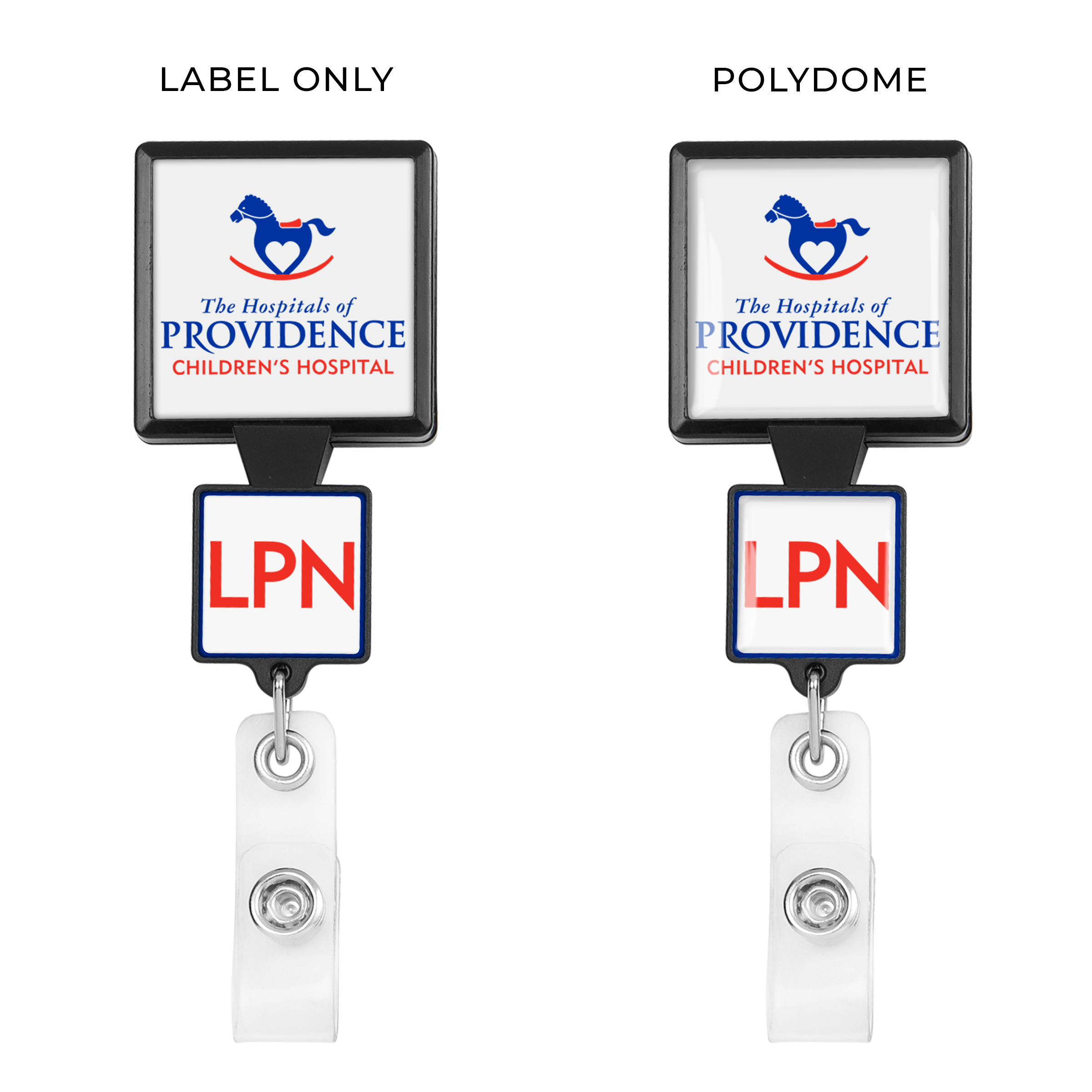 BHD55 | Double Up Square Badge Reel