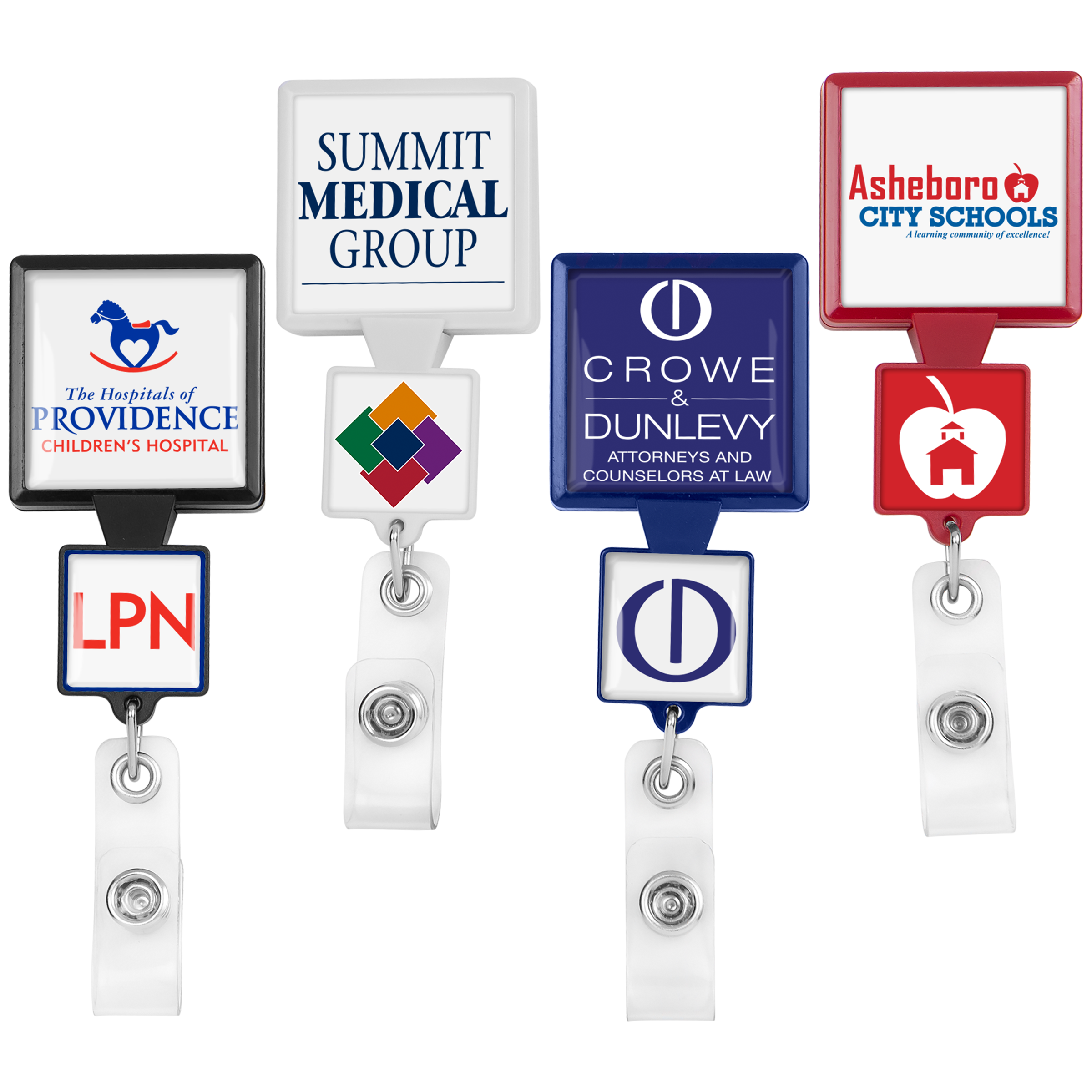BHD55 | Double Up Square Badge Reel