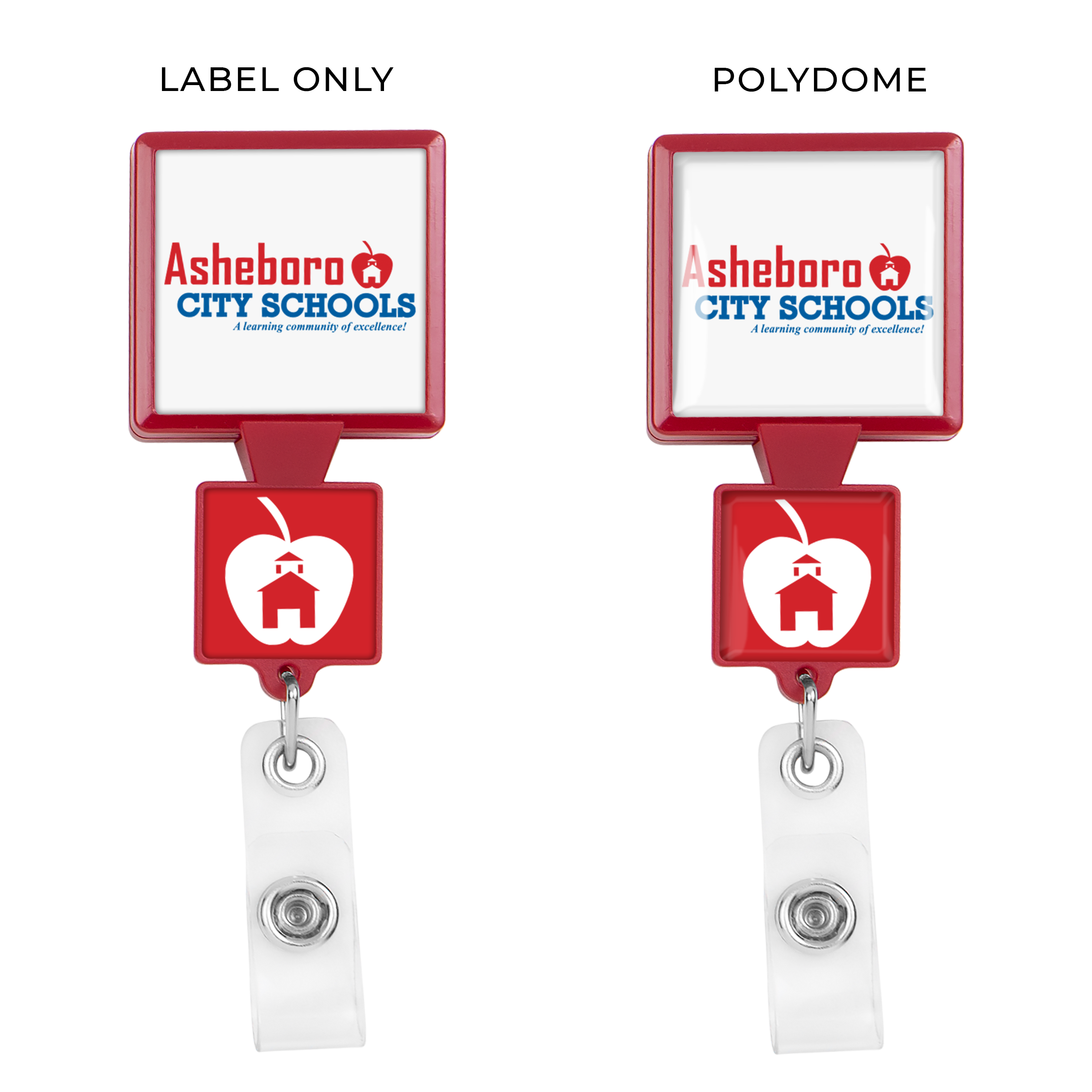 BHD55 | Double Up Square Badge Reel