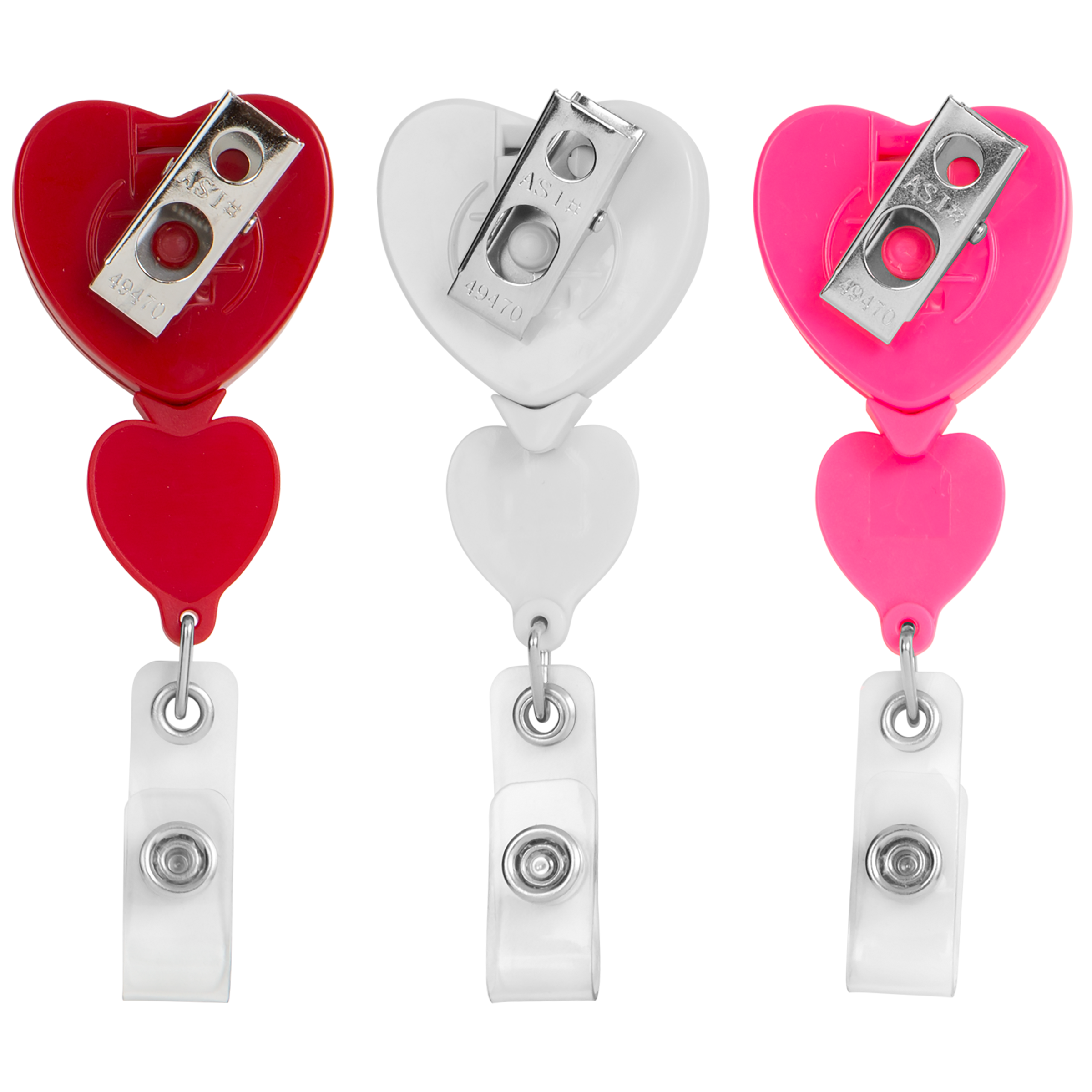 BHD85 | Double Up Heart Badge Reel