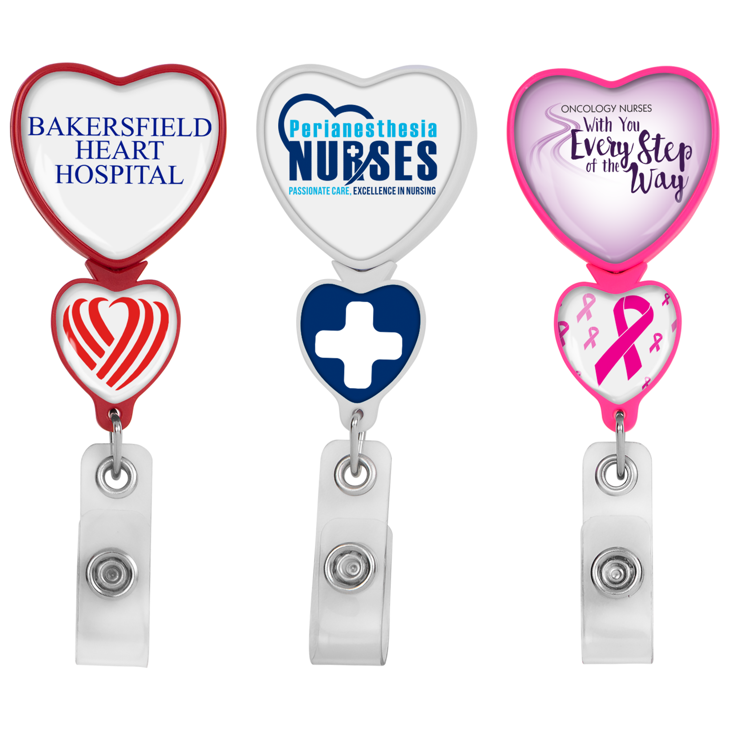 BHD85 | Double Up Heart Badge Reel