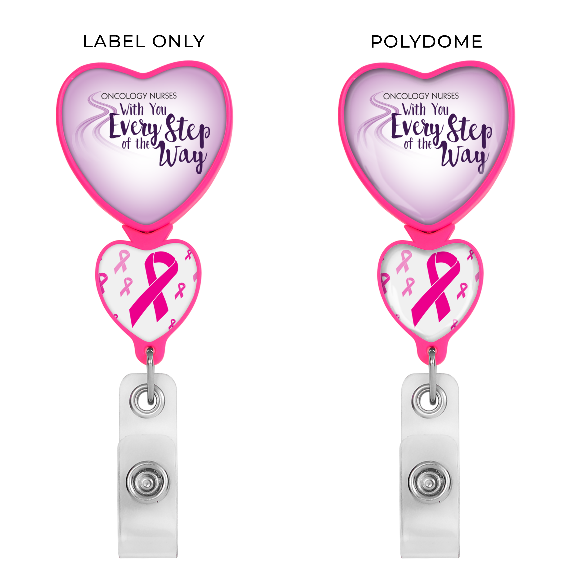 BHD85 | Double Up Heart Badge Reel