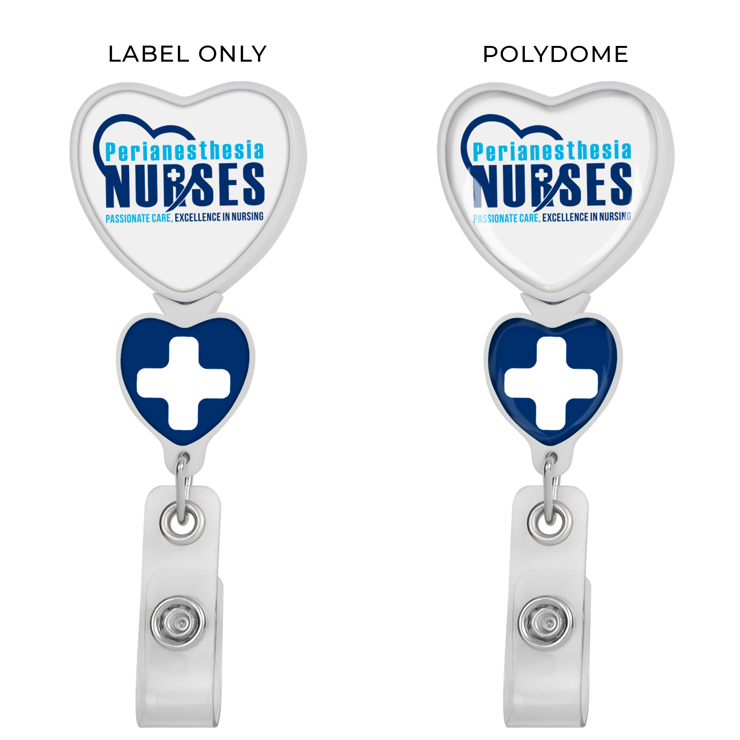 BHD85 | Double Up Heart Badge Reel