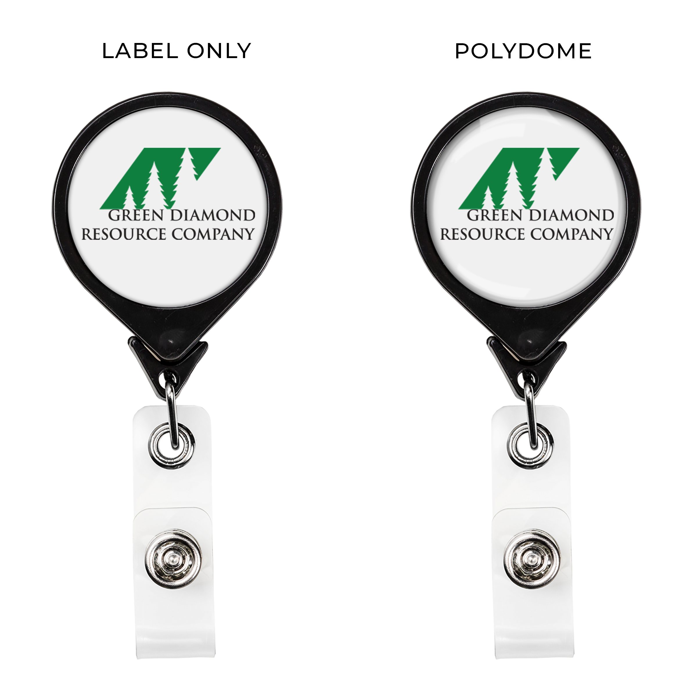 BHG44 | JUMBO Magnet Back Round Badge Reel