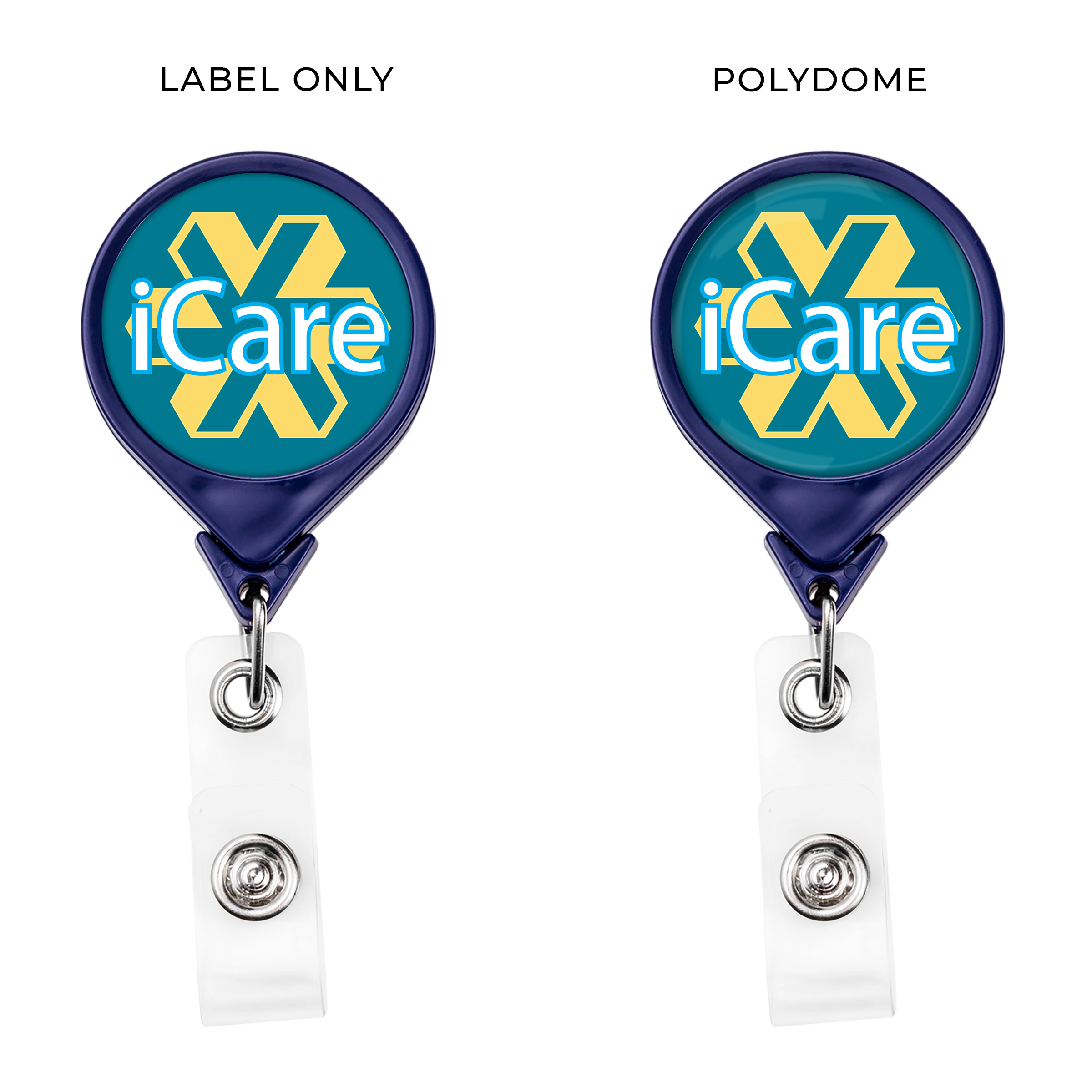 BHG44 | JUMBO Magnet Back Round Badge Reel