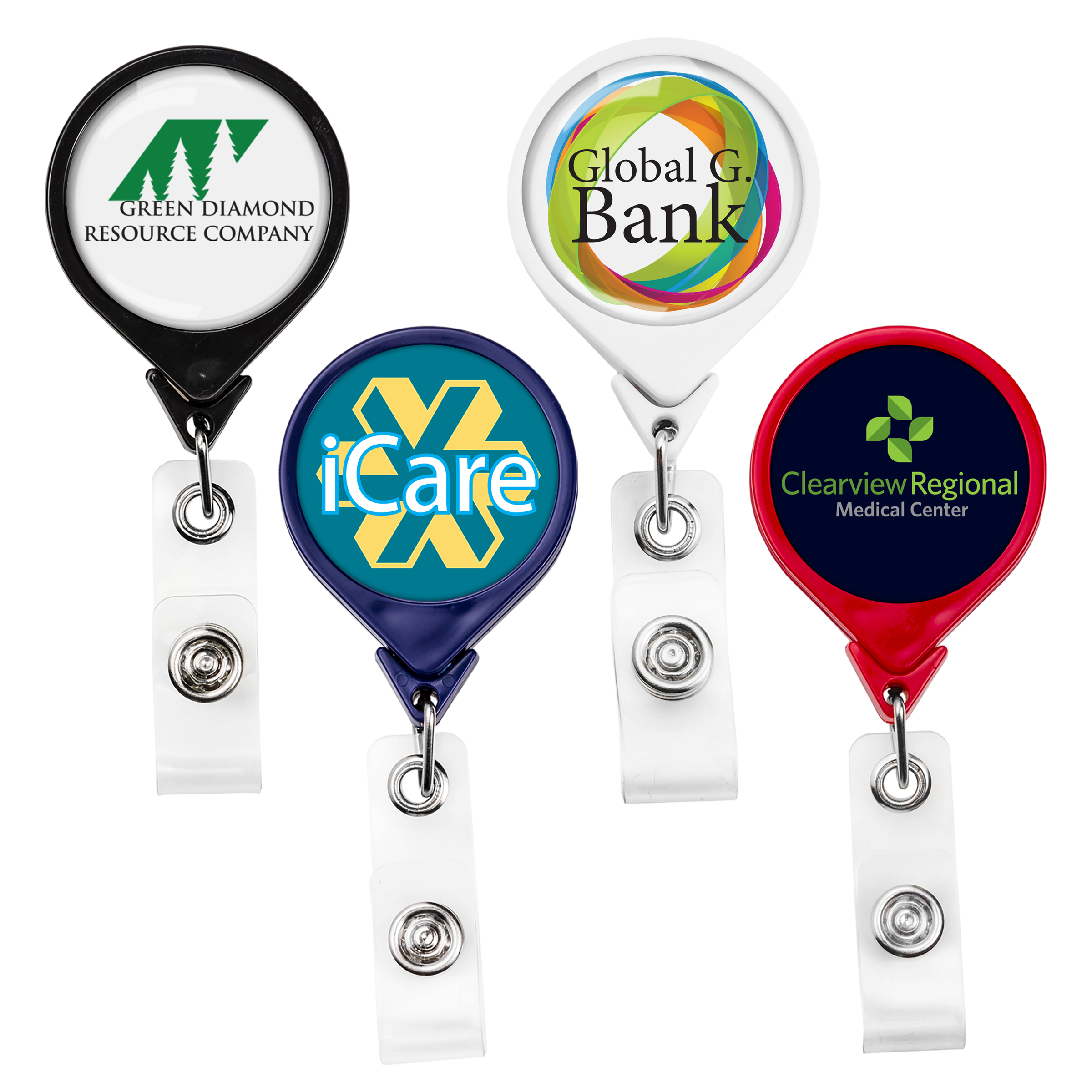 BHG44 | JUMBO Magnet Back Round Badge Reel