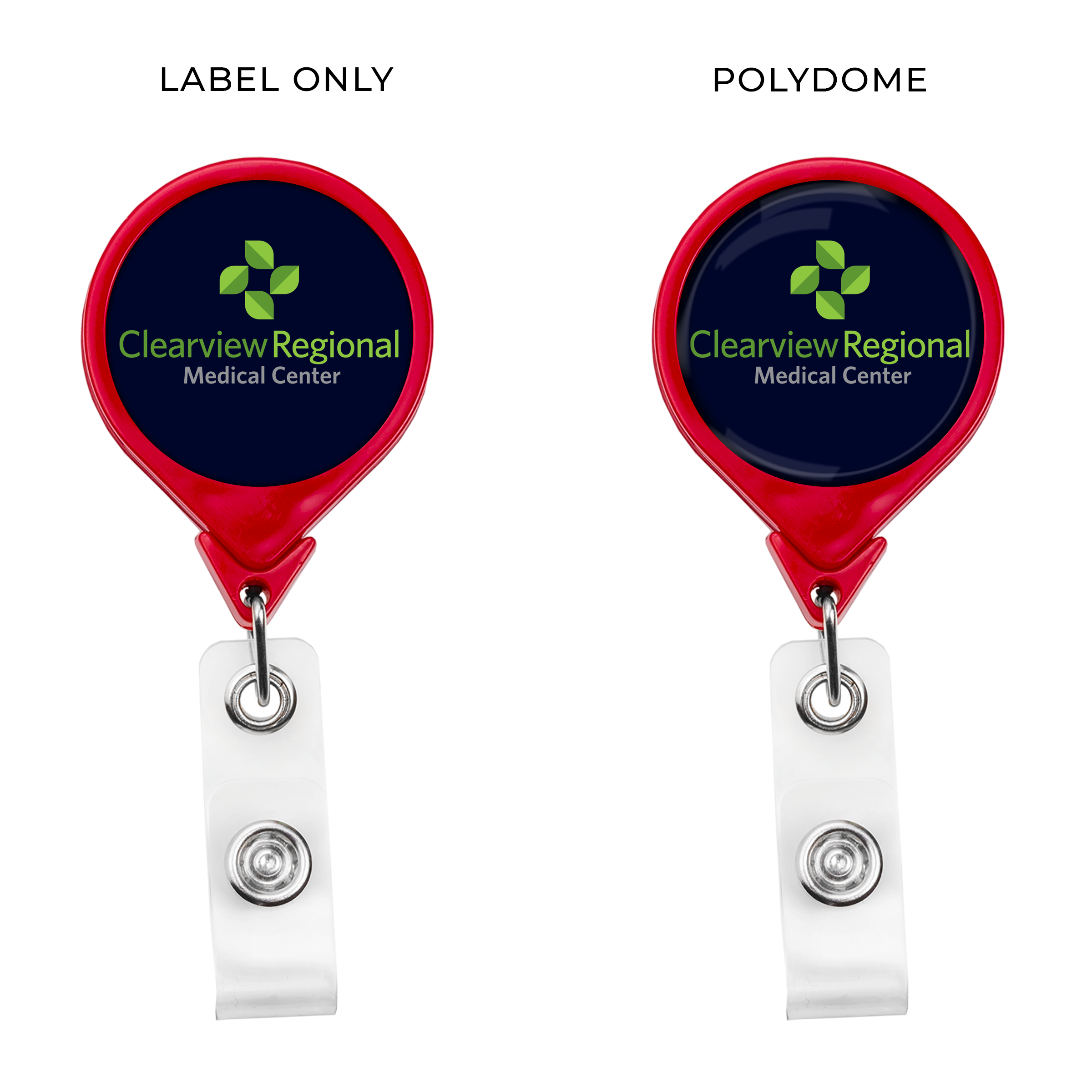 BHG44 | JUMBO Magnet Back Round Badge Reel