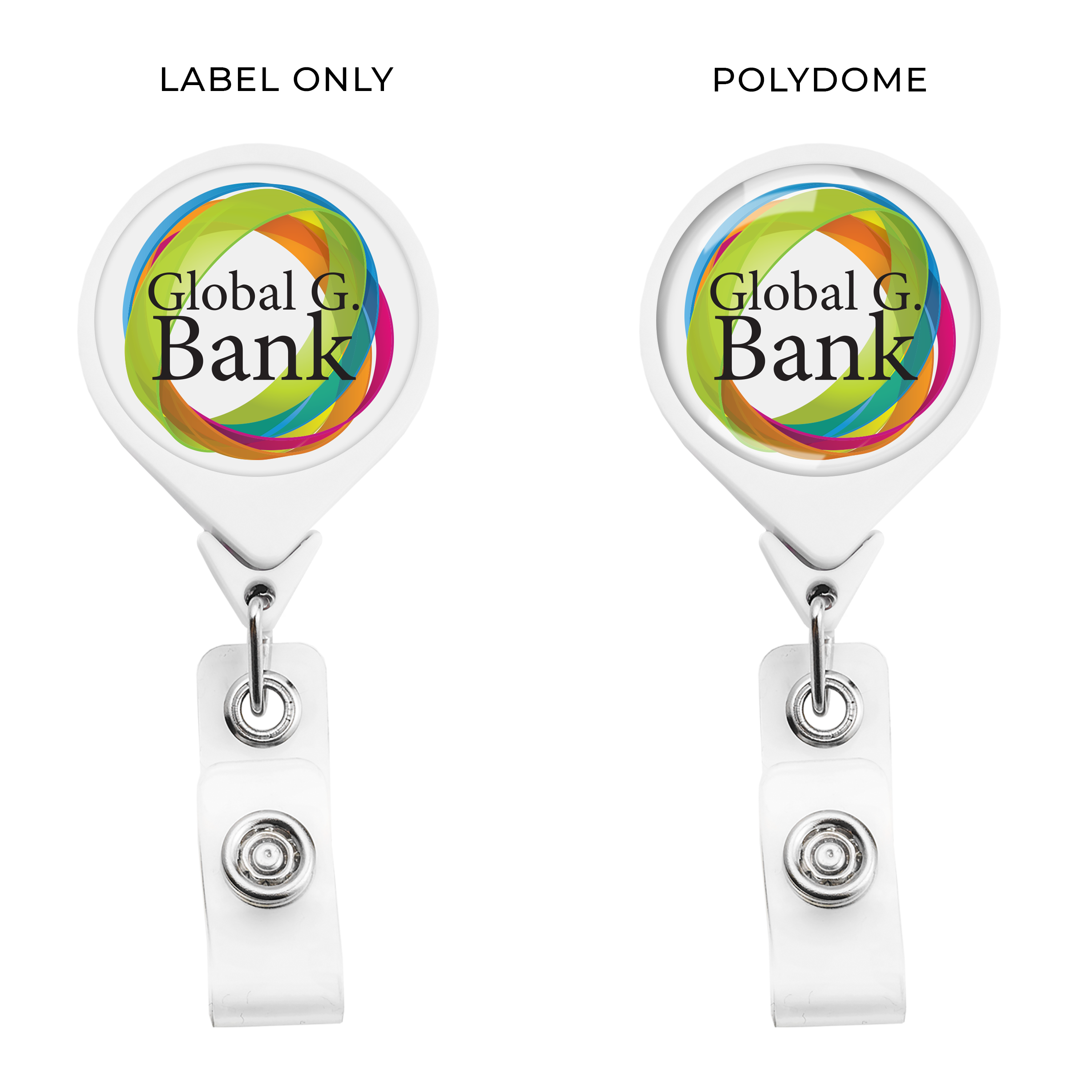 BHG44 | JUMBO Magnet Back Round Badge Reel