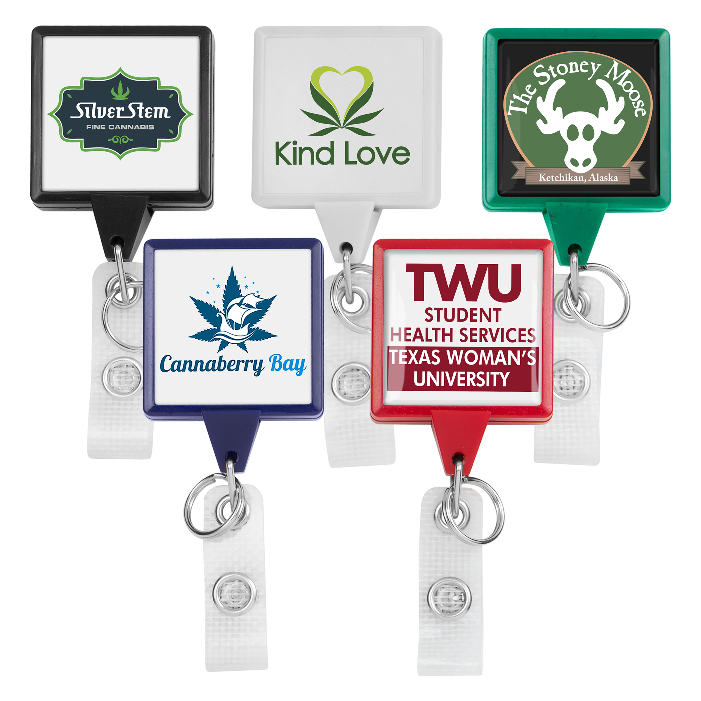 BHH55 | JUMBO Hemp Square Badge Reel