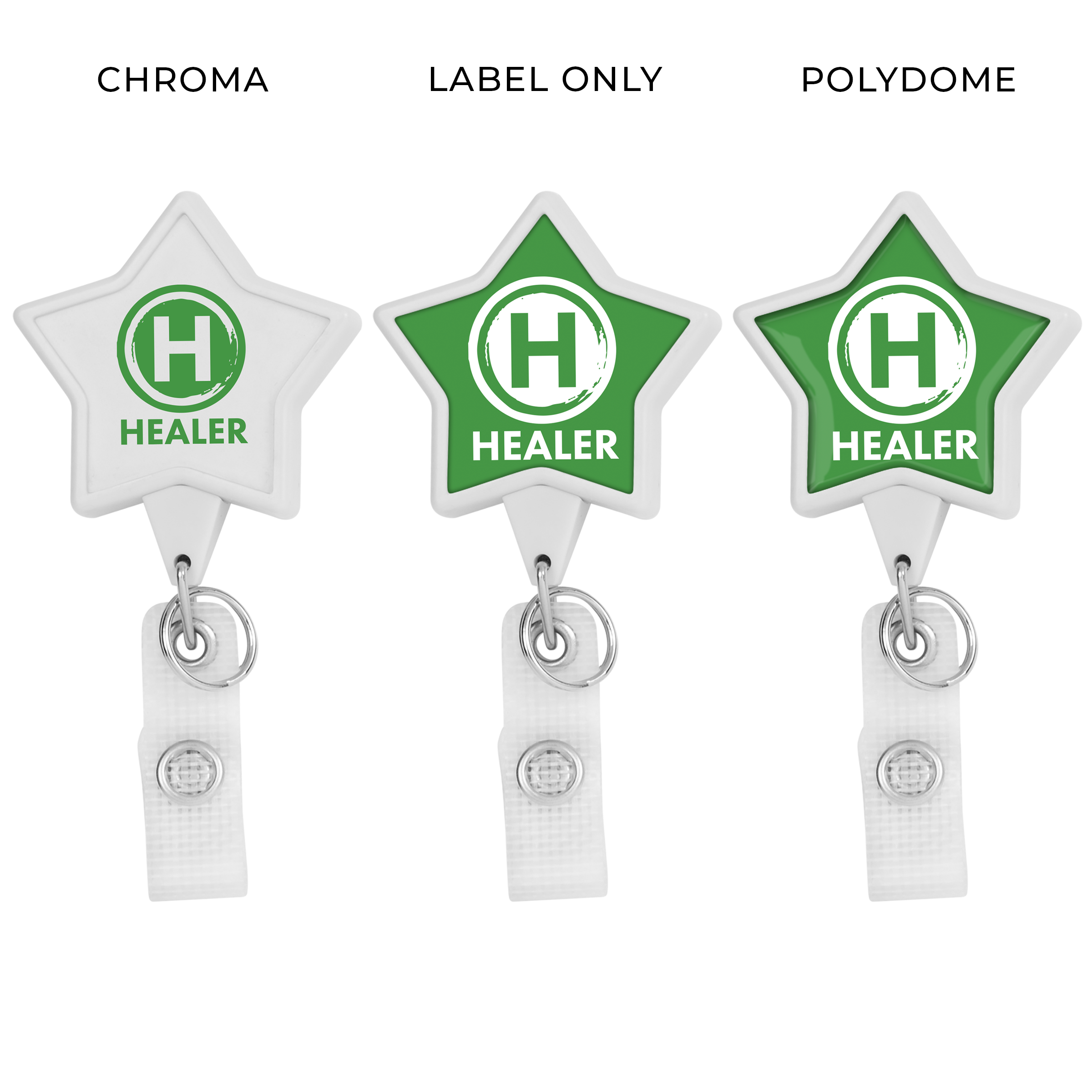 BHH86 | JUMBO Hemp Heart Badge Reel