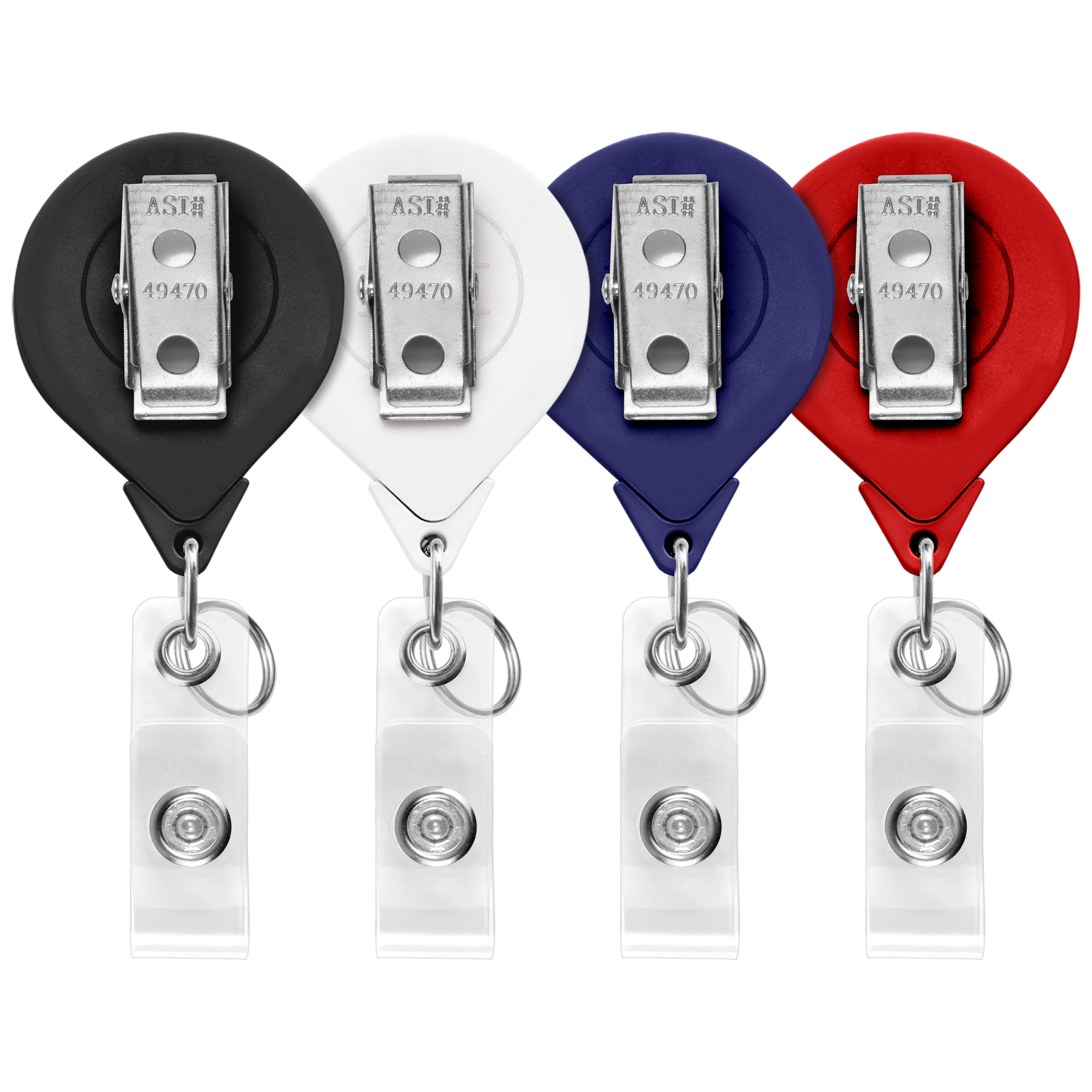 BHK44 | Round Dual Back Badge Reel