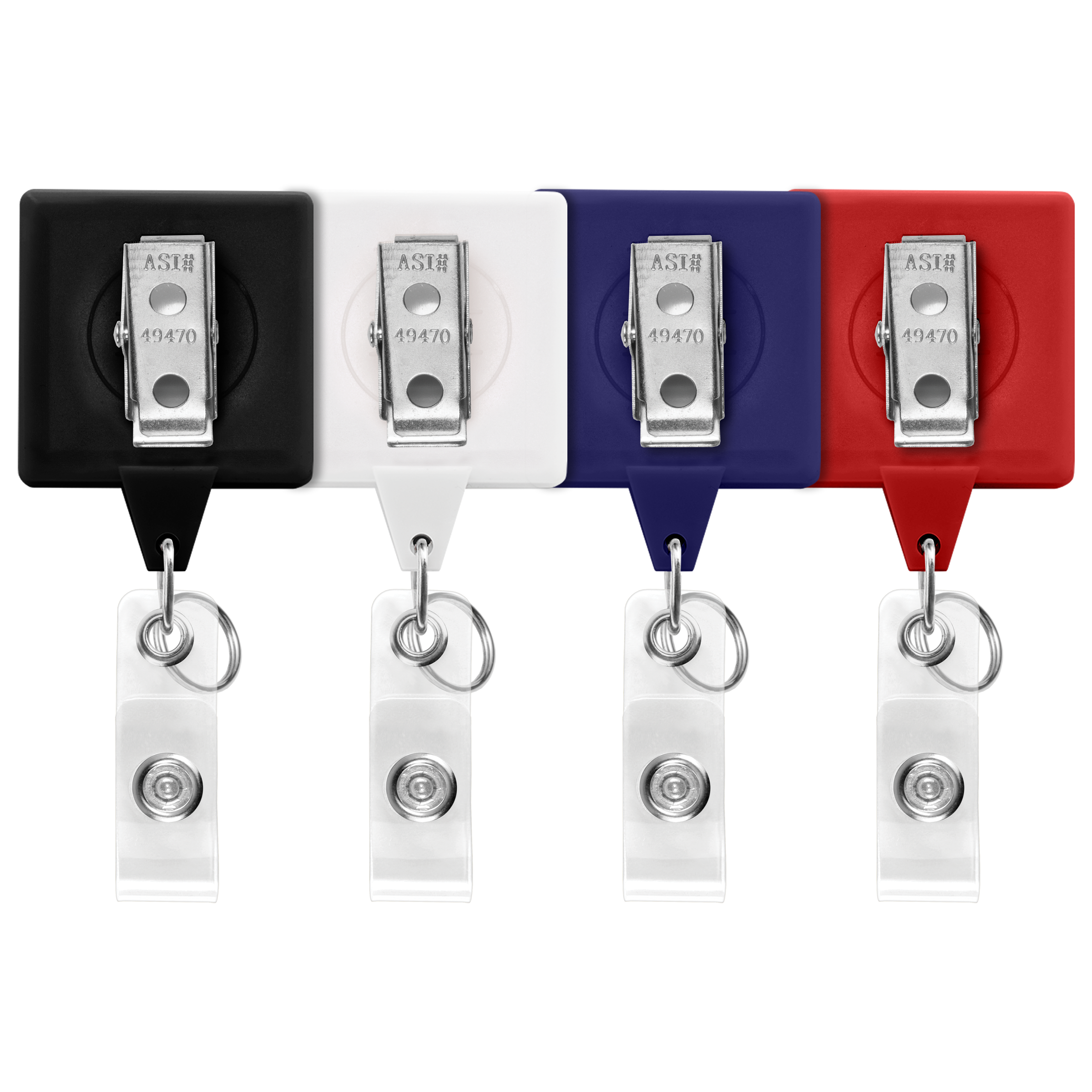 BHK55 | Square Dual Back Badge Reel