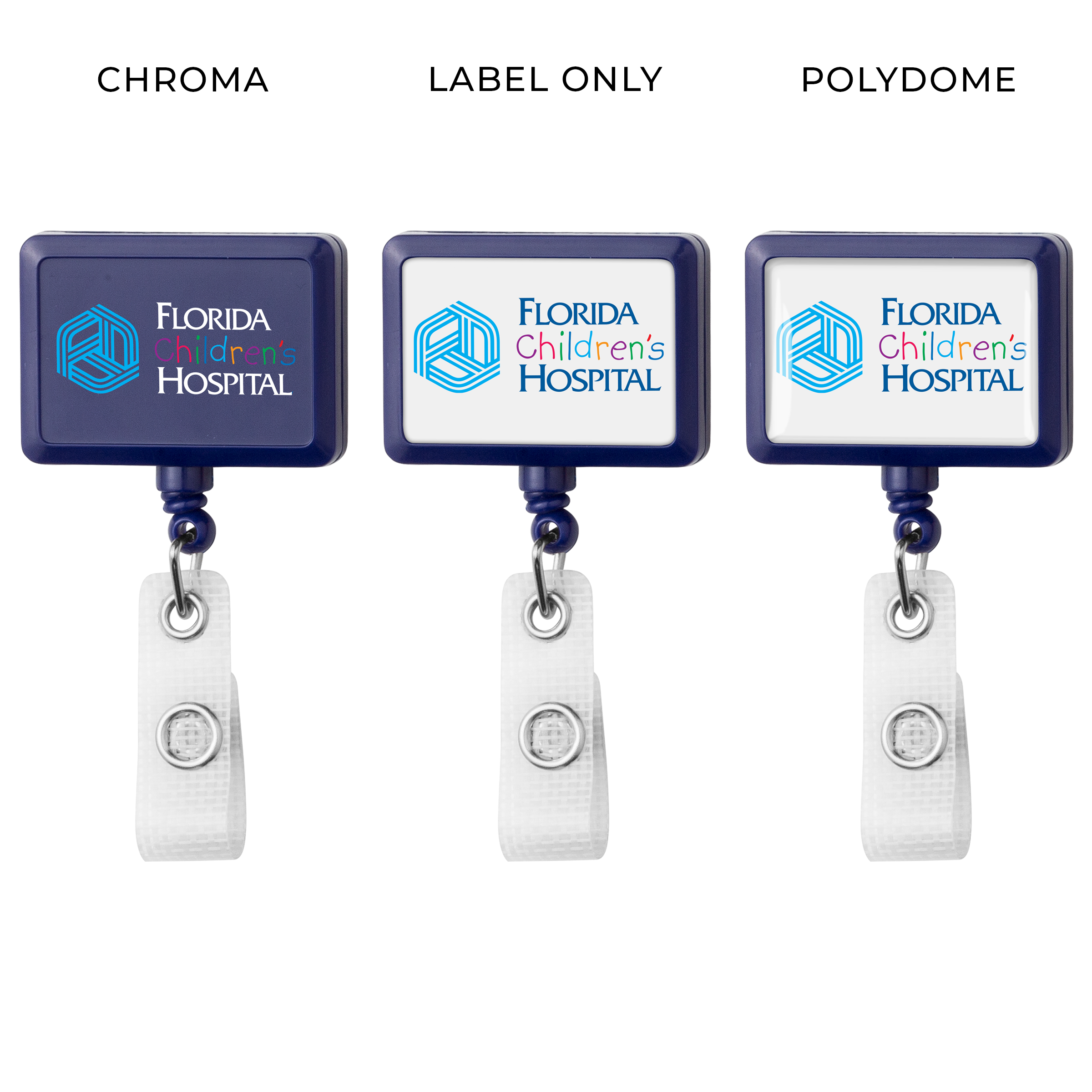 BHM18 | JUMBO Anti-Microbial Rectangle Badge Reel