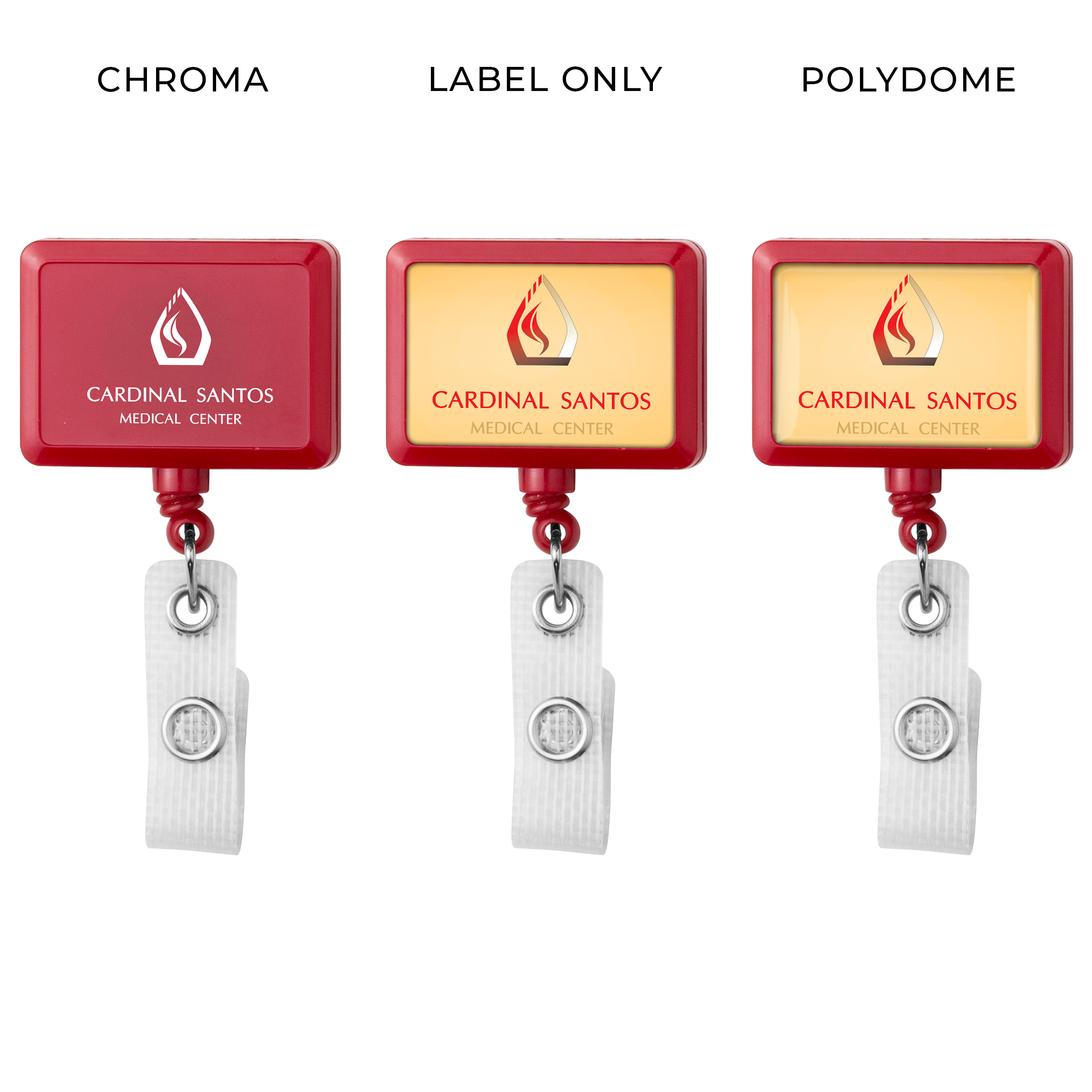 BHM18 | JUMBO Anti-Microbial Rectangle Badge Reel