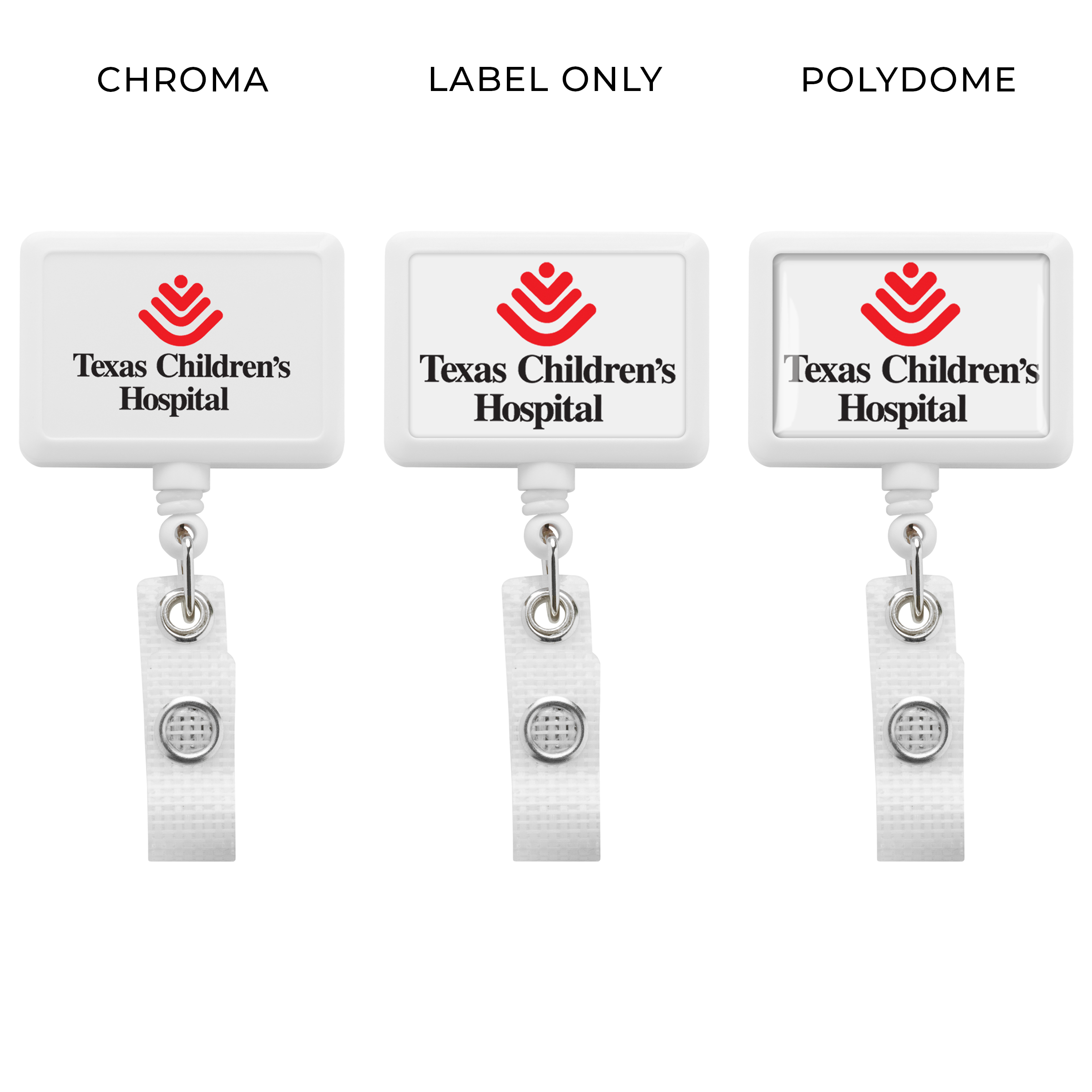 BHM18 | JUMBO Anti-Microbial Rectangle Badge Reel