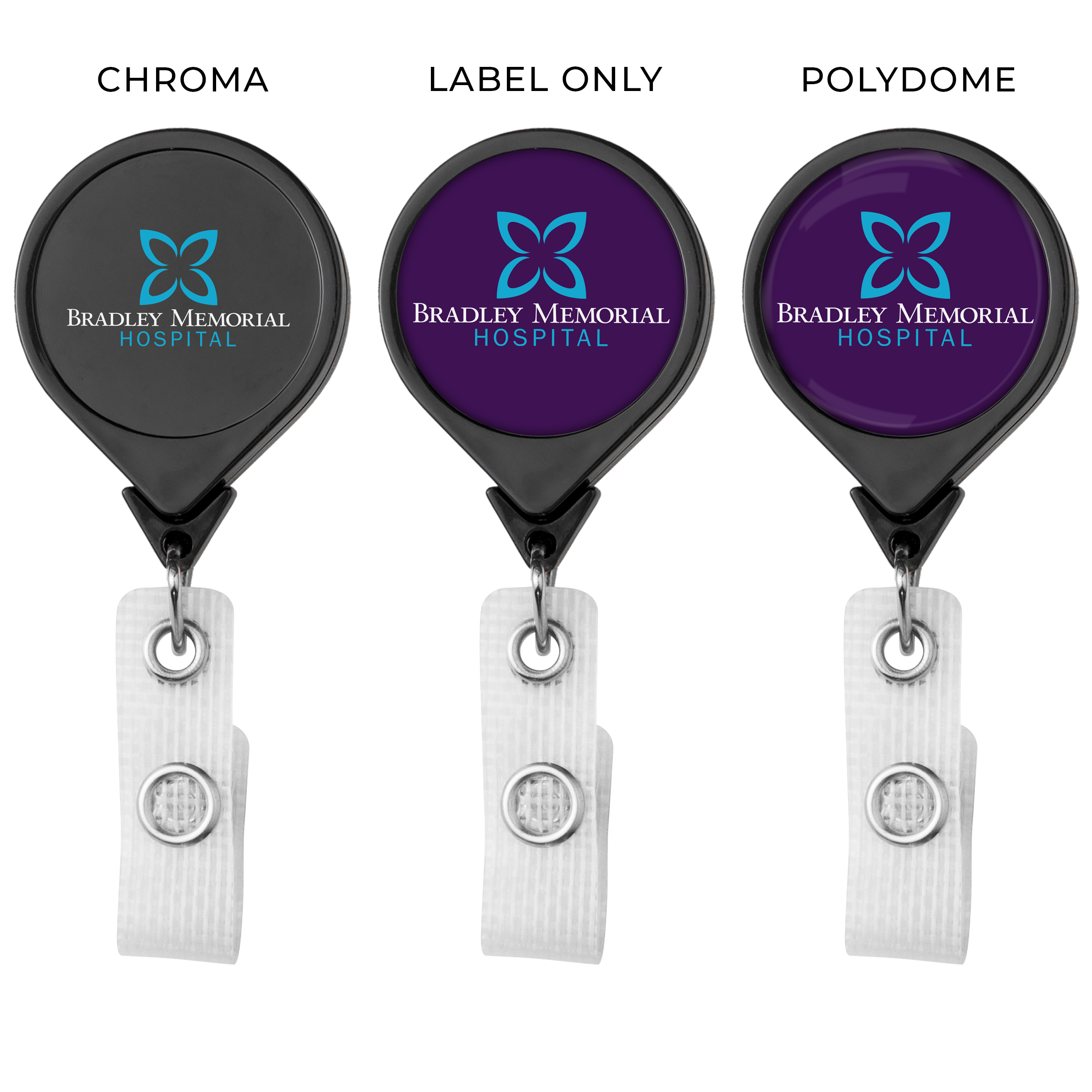 BHM44 | JUMBO Anti-Microbial Round Badge Reel