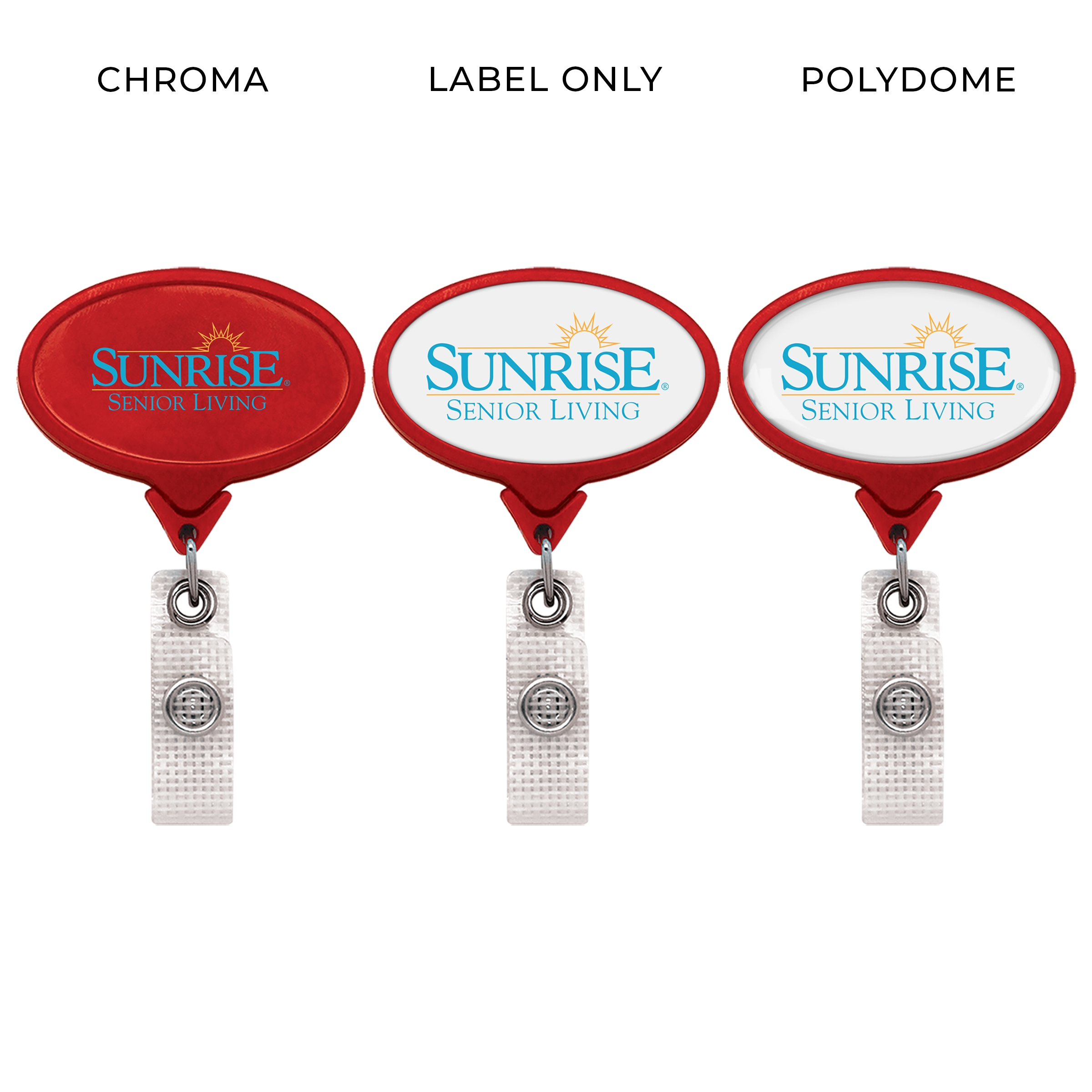 BHM66 | JUMBO Anti-Microbial Oval Badge Reel