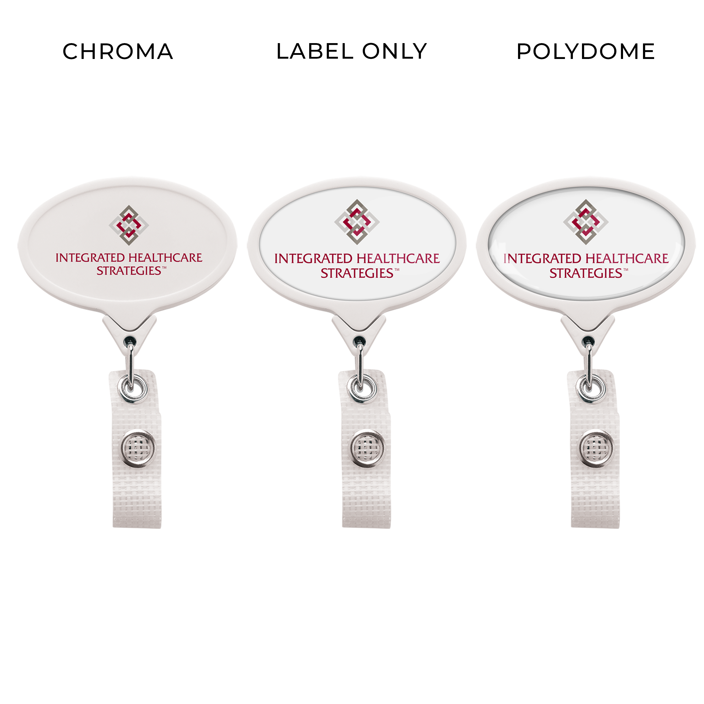 BHM66 | JUMBO Anti-Microbial Oval Badge Reel