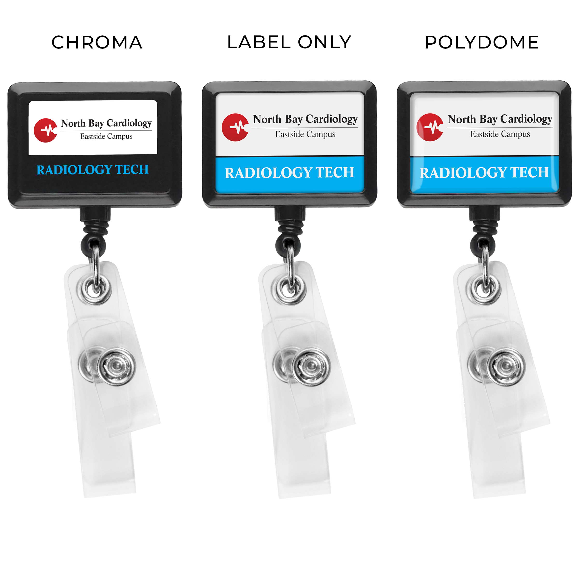 BHQ18 | JUMBO Anti-Microbial Rectangle 2-Strap Badge Reel