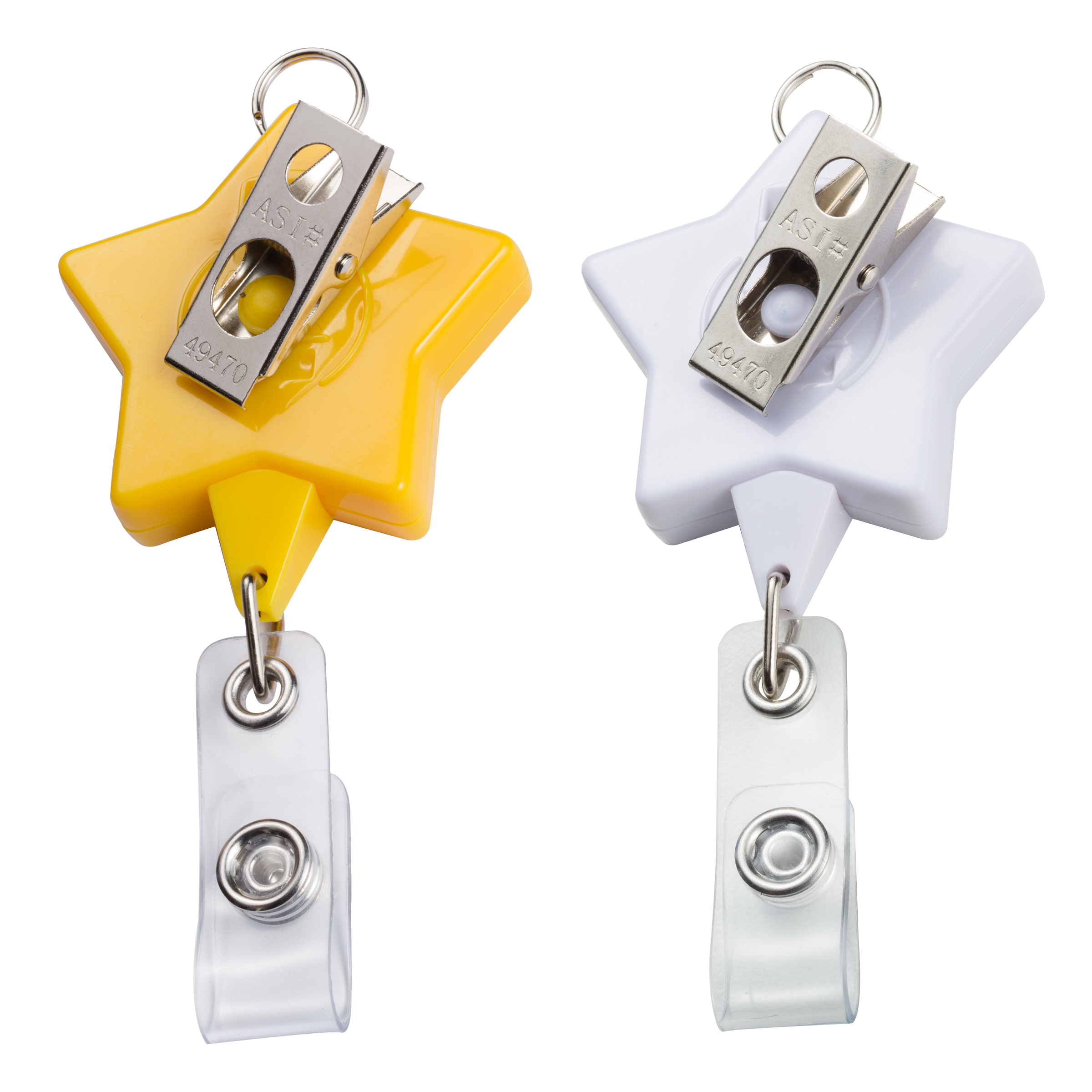 BHR86 | JUMBO Star Badge Reel with Lanyard Attachment