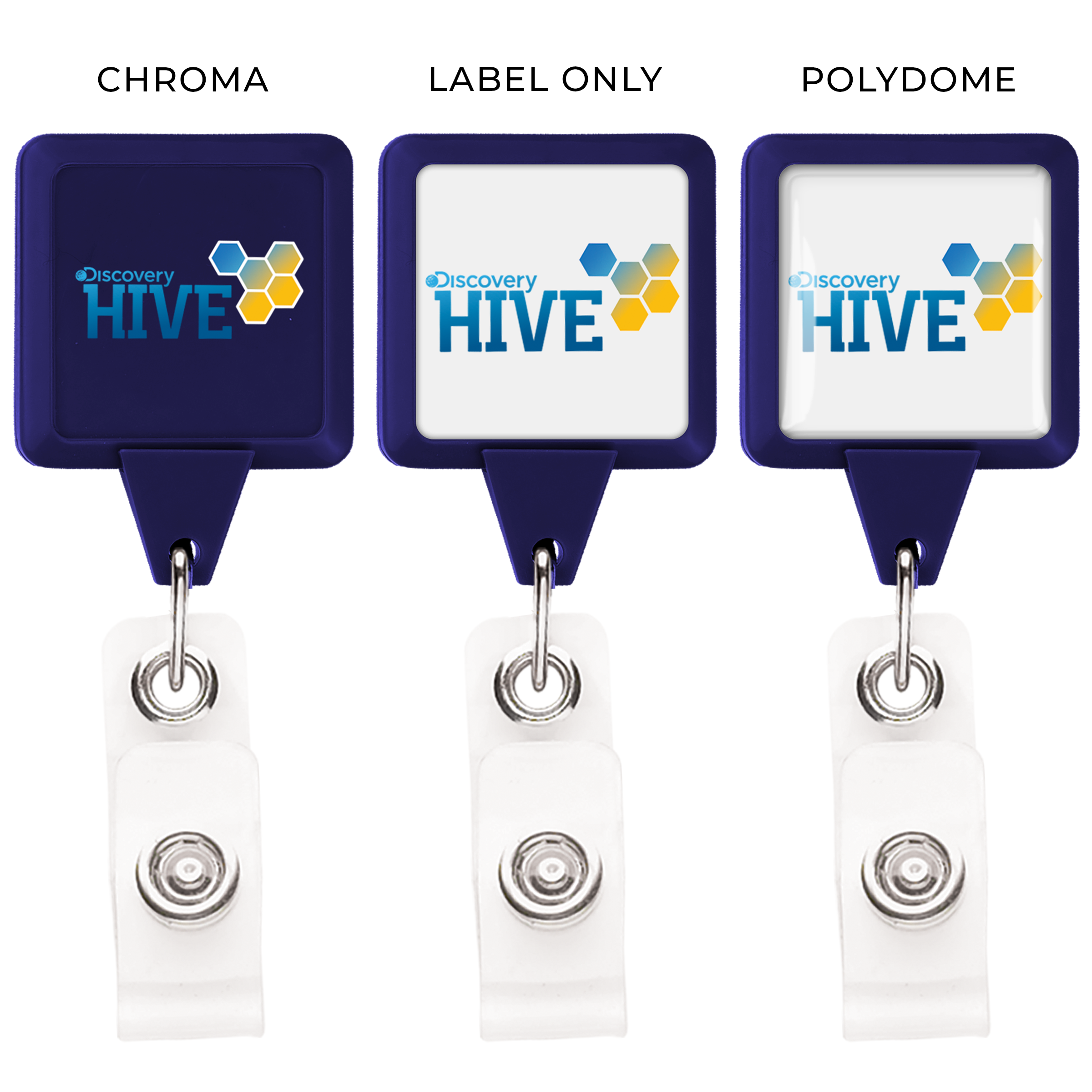 BHS3 | BEST Square Badge Reel