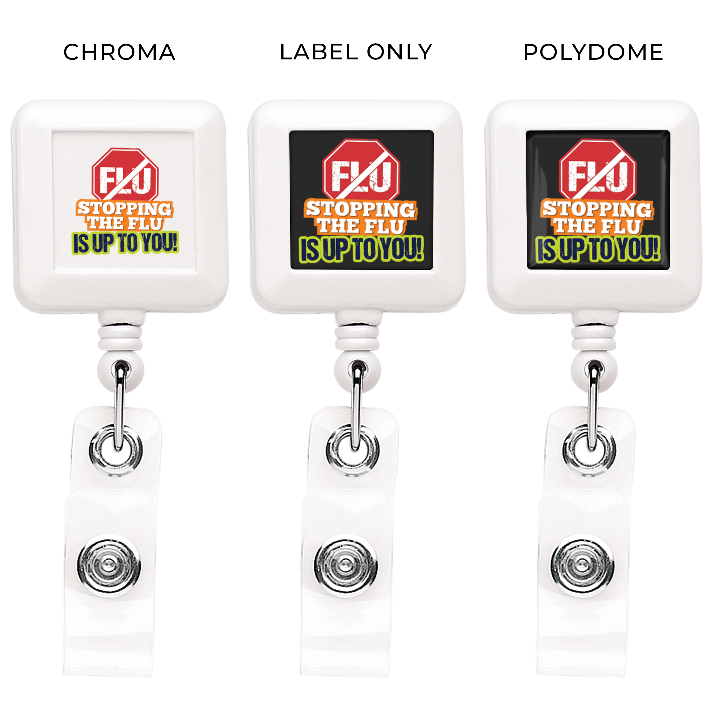 BHS40 | BETTER Square Badge Reel