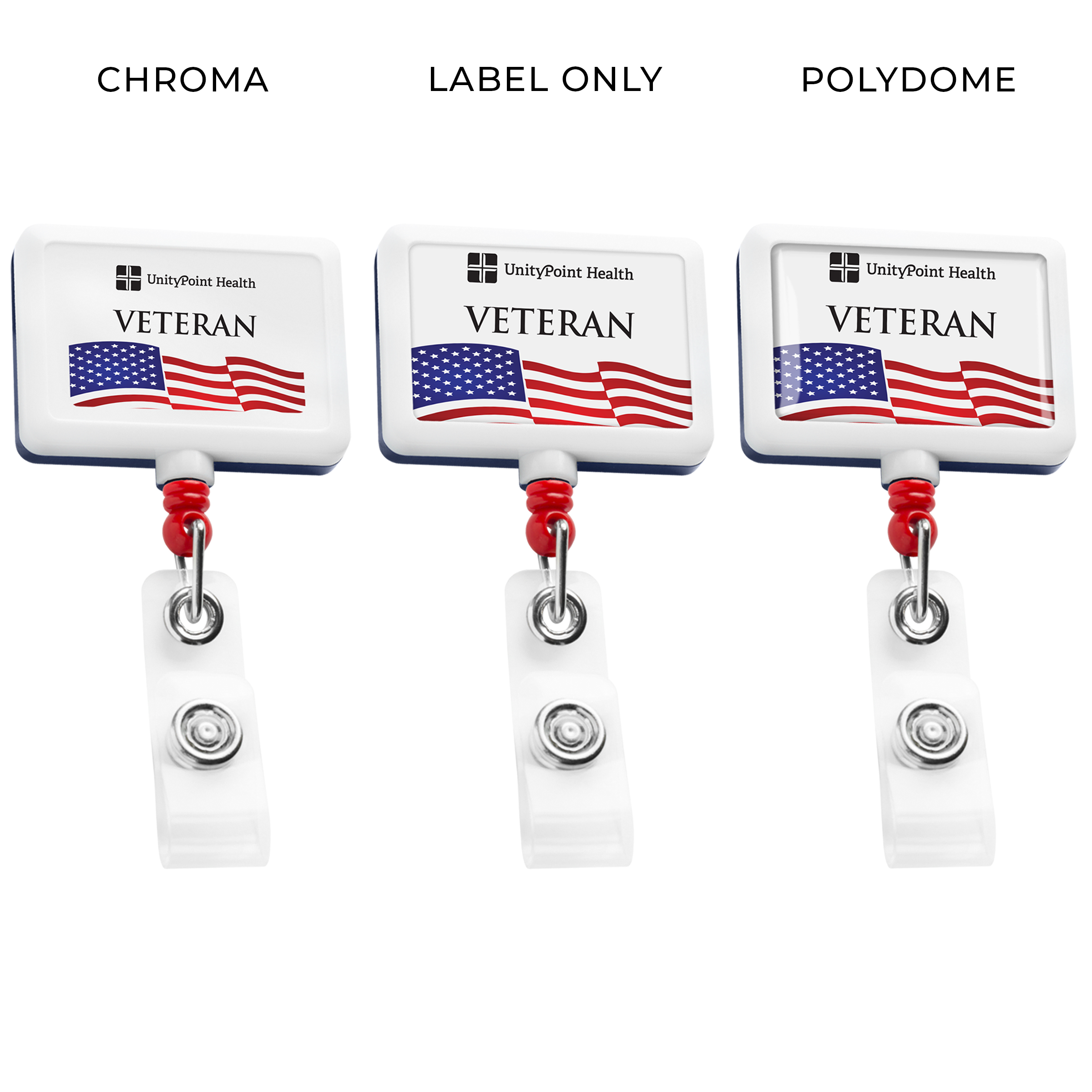 BHU | JUMBO Patriot Badge Reels