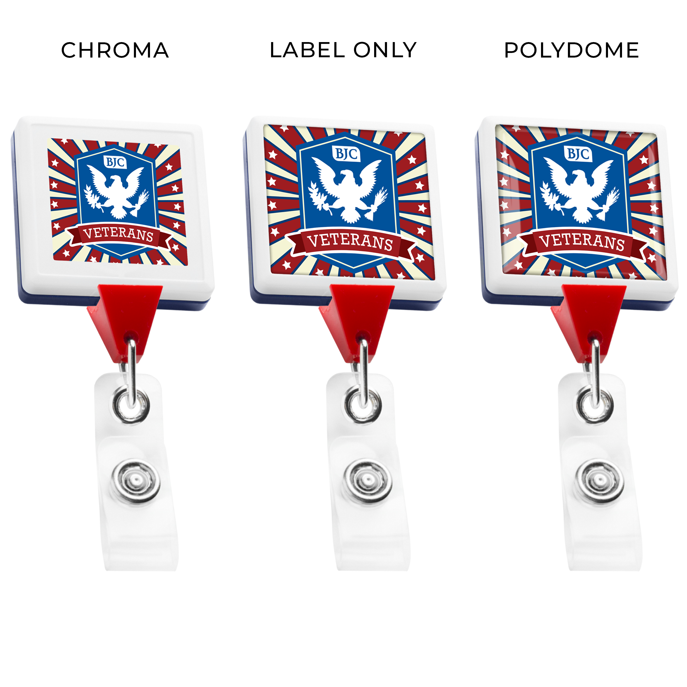 BHU | JUMBO Patriot Badge Reels